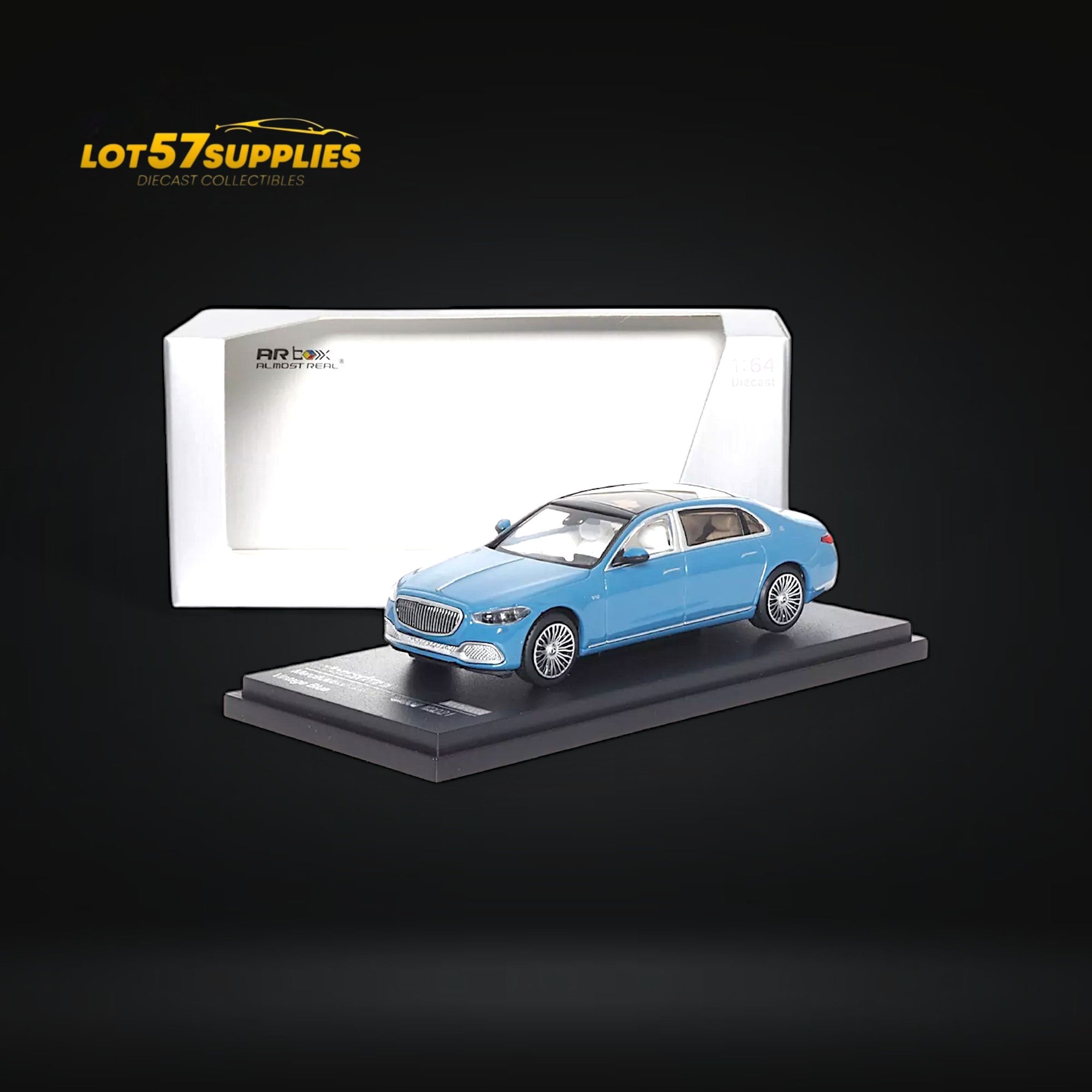 AR BOX 2021 Mercedes-Benz Maybach W223 Blue Licensed Product 1:64