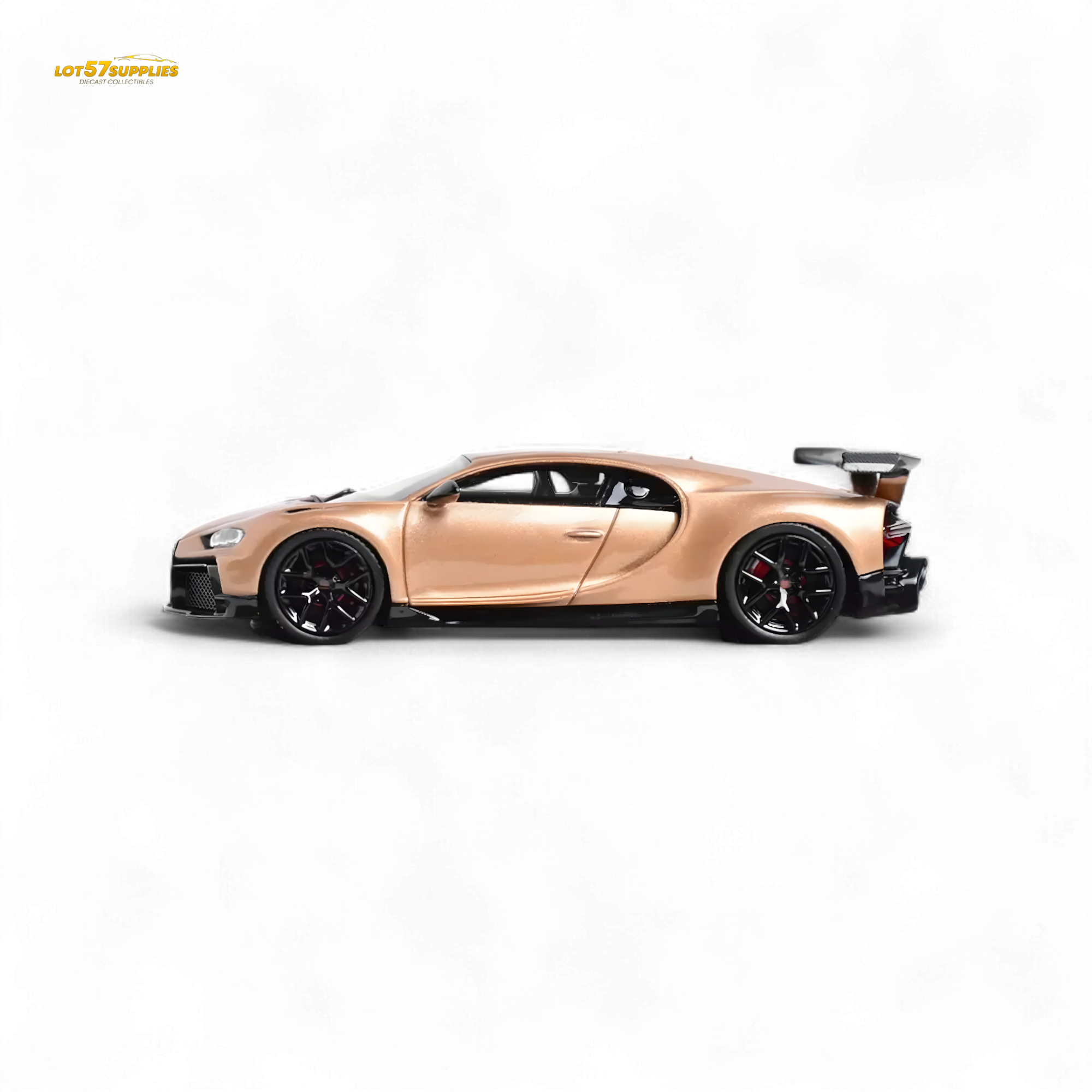 YM Model Bugatti Chiron PUR SPORT in Fantasy Rose Gold Limited to 299 Pcs 1:64