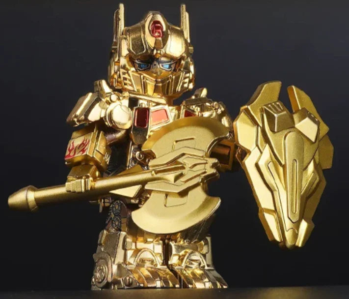 Gold Optimus Prime Custom Minifig