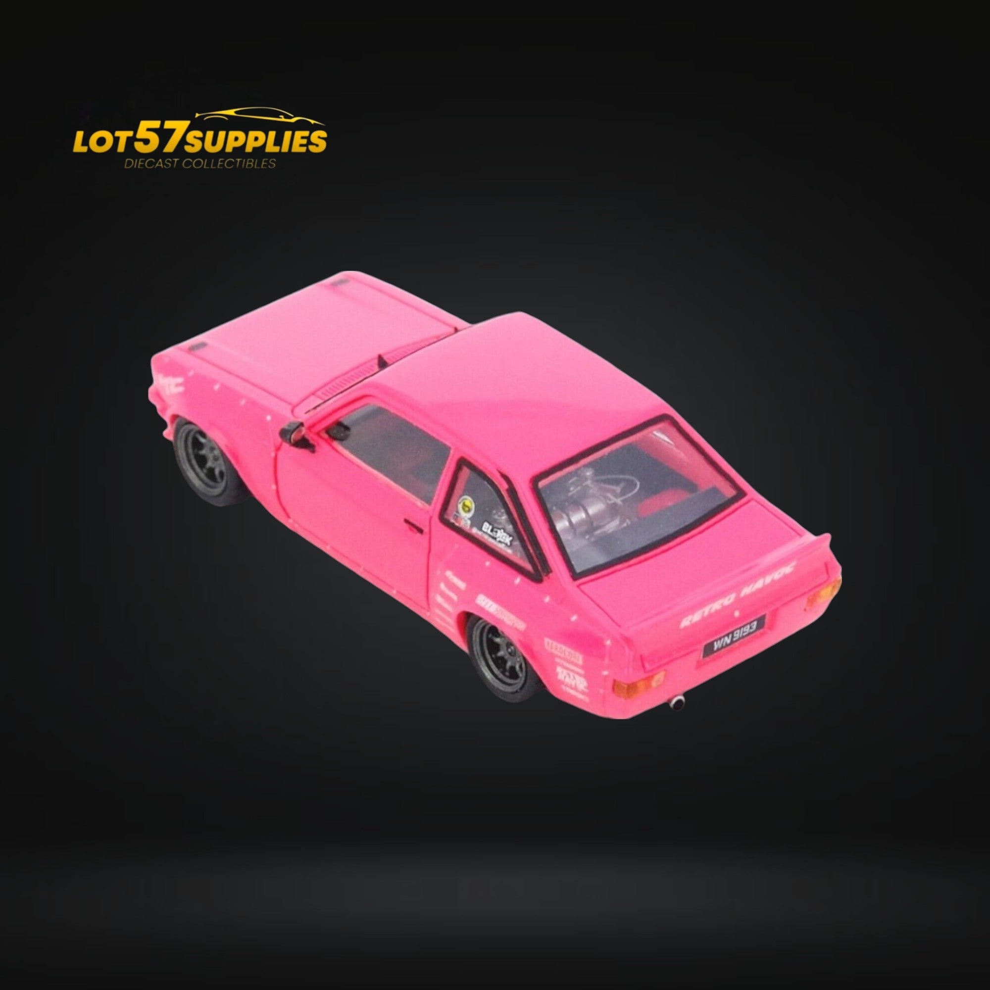 Inno64 Ford Escort MK2 Pandem "Emotion" Retro Havoc Pink 1:64 IN64R-MK2P-ERH