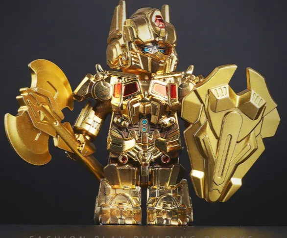 Gold Optimus Prime Custom Minifig