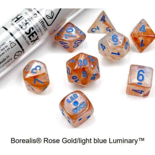 CHESSEX: POLYHEDRAL LAB DICE DICE SETS