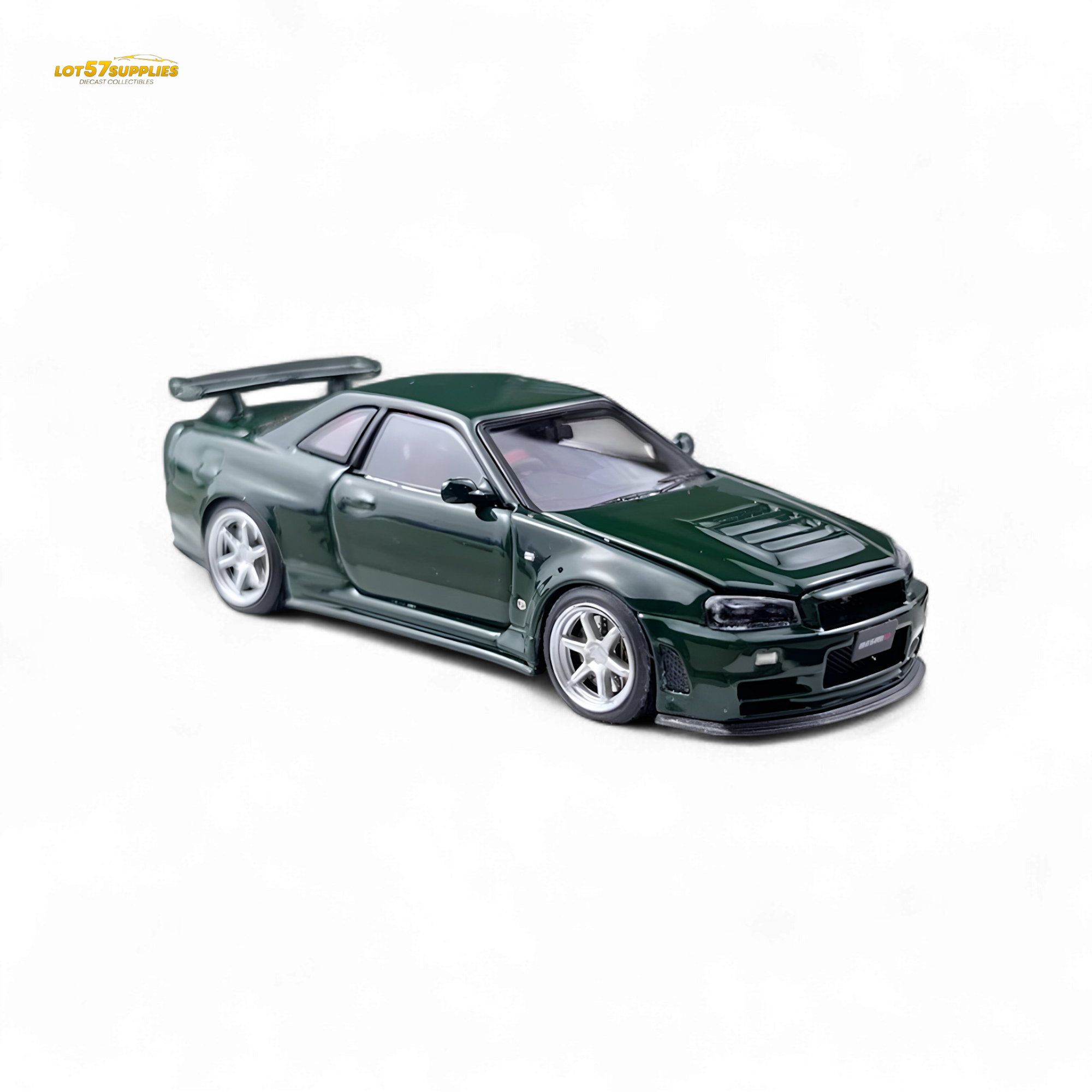 PGM Nissan GTR R34 Z-TUNE - British Green 1:64 Ordinary