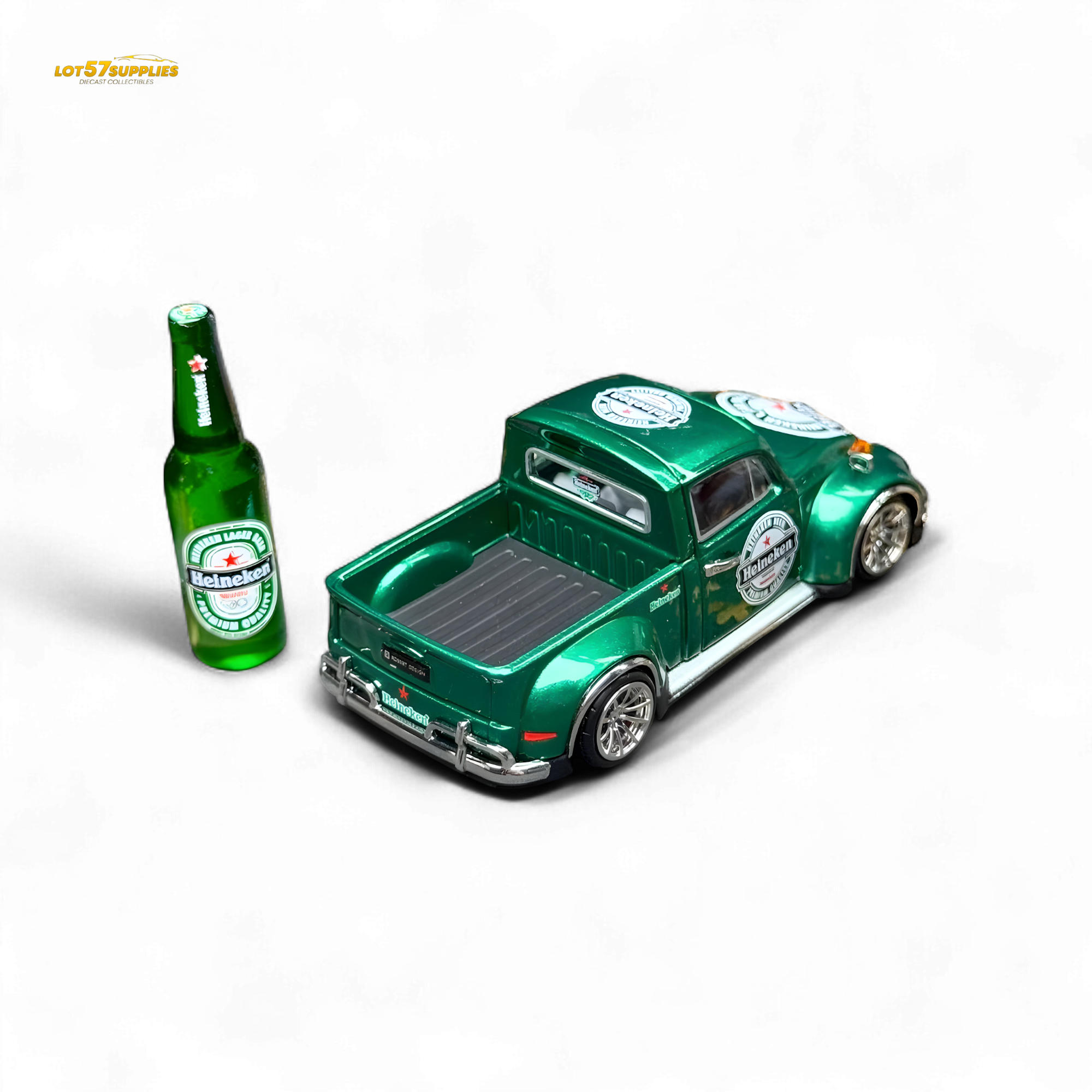Liberty 64 Beetle Pickup - H E I N E K E N Livery 1:64