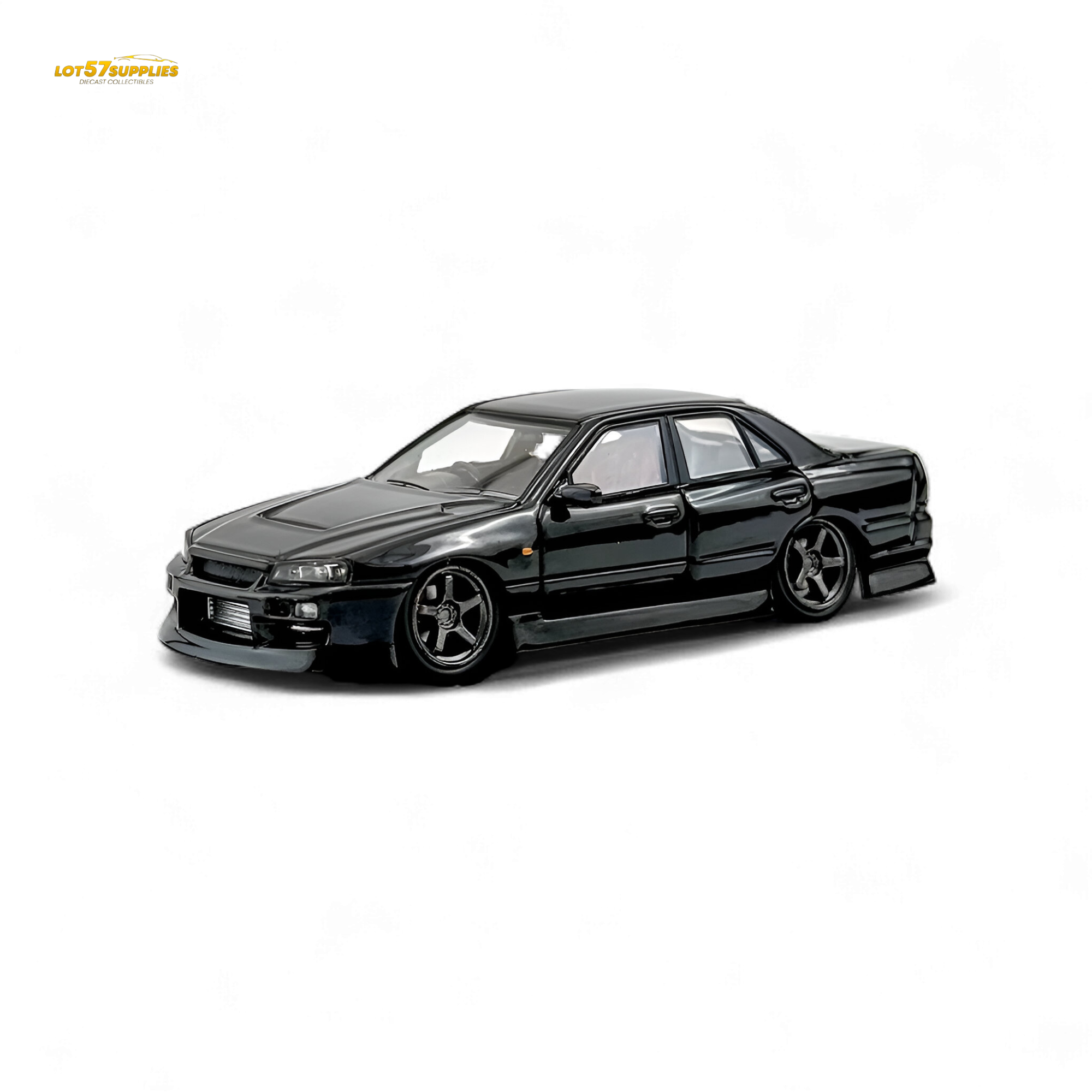 Mortal ER34 SKYLINE URAS Metallic Black 1:64