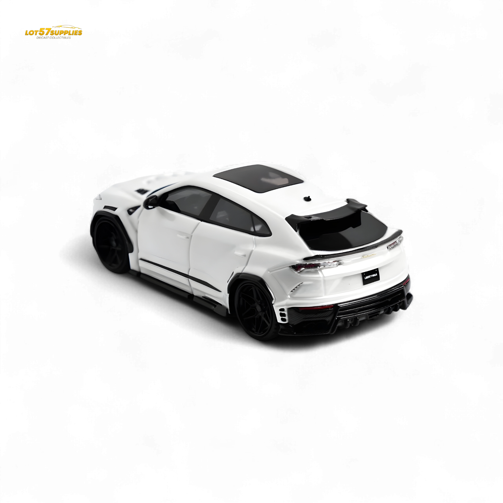 Flame Lamborghini Urus LBWK Bianco Icarus White Resin 1:64