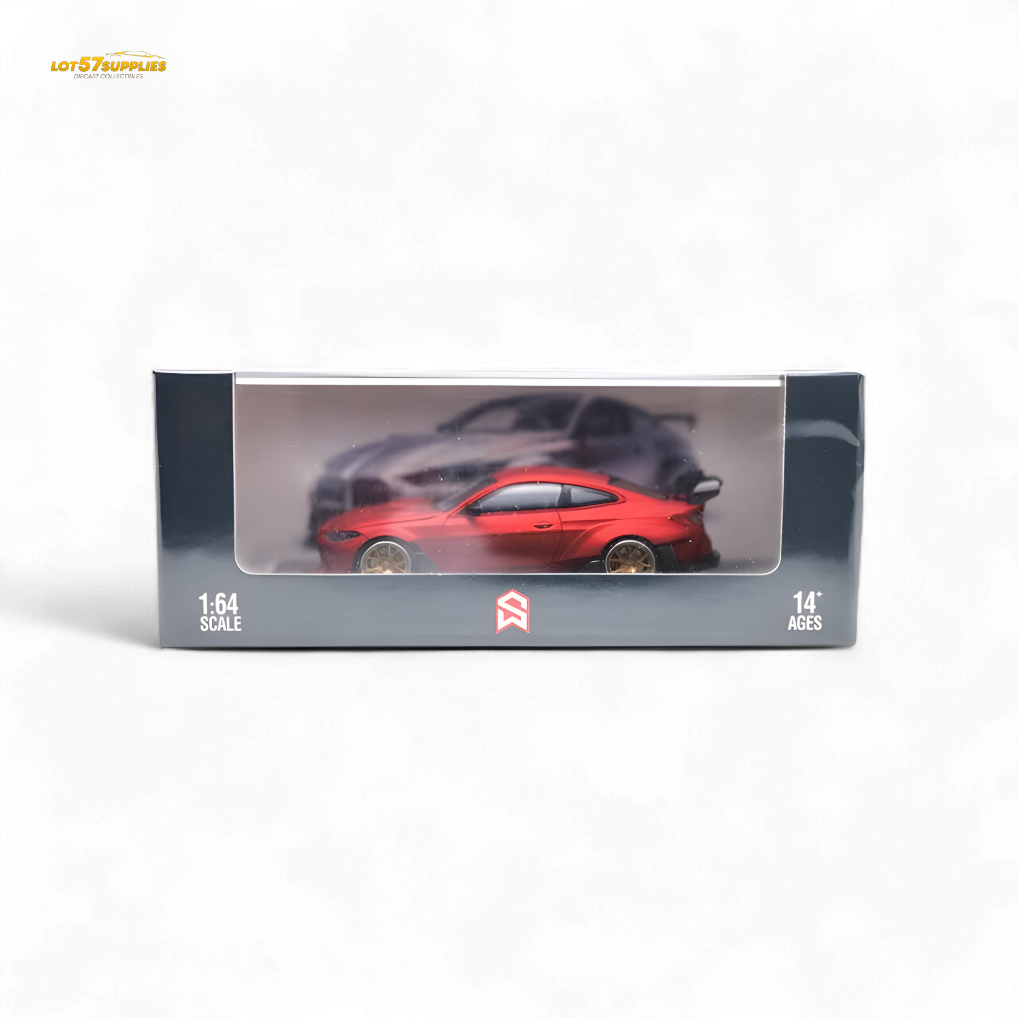 Street Weapon SW BMW G82 M4 Wide-Body - Red 1:64