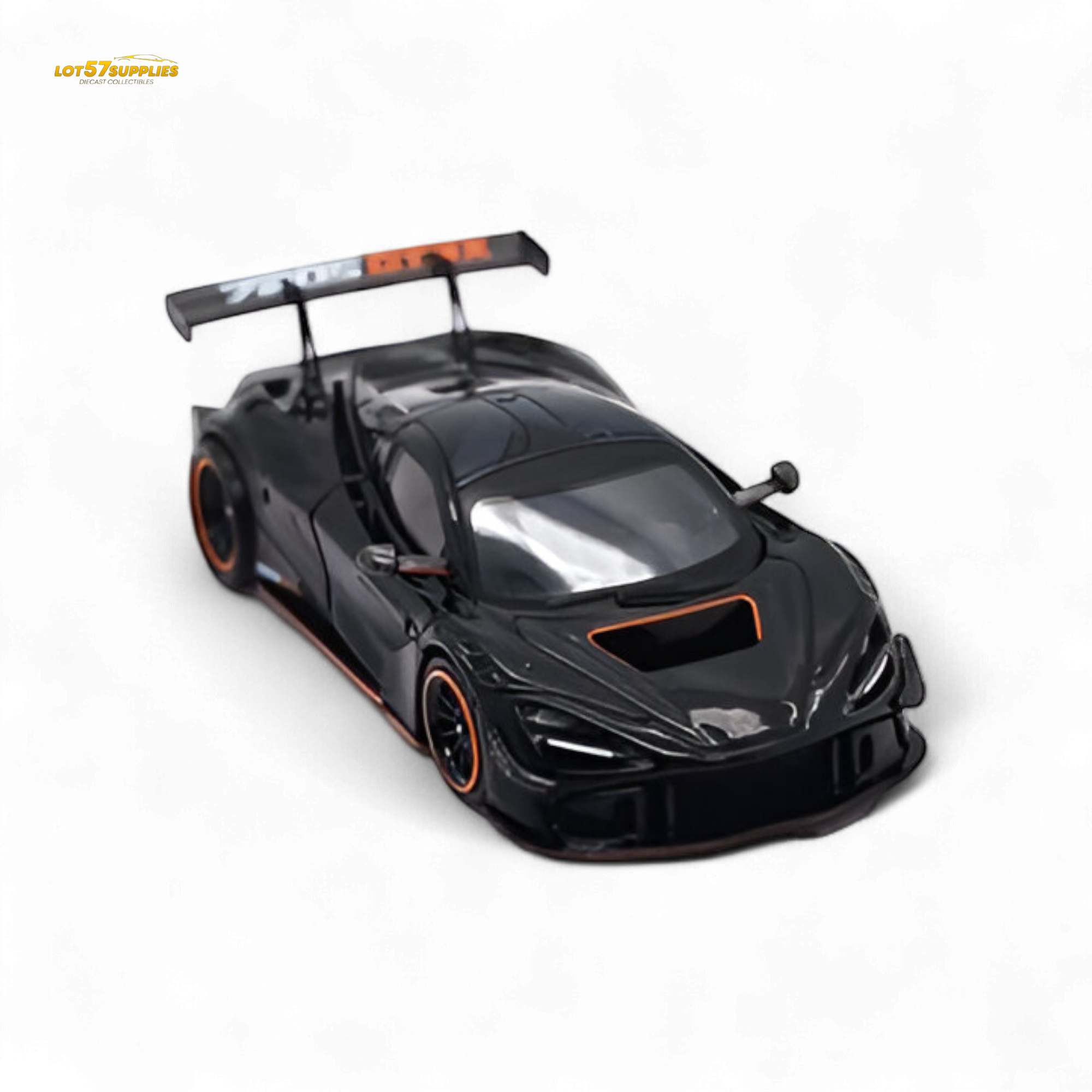 CM MODEL McLaren 720S GT3X Black 1:64