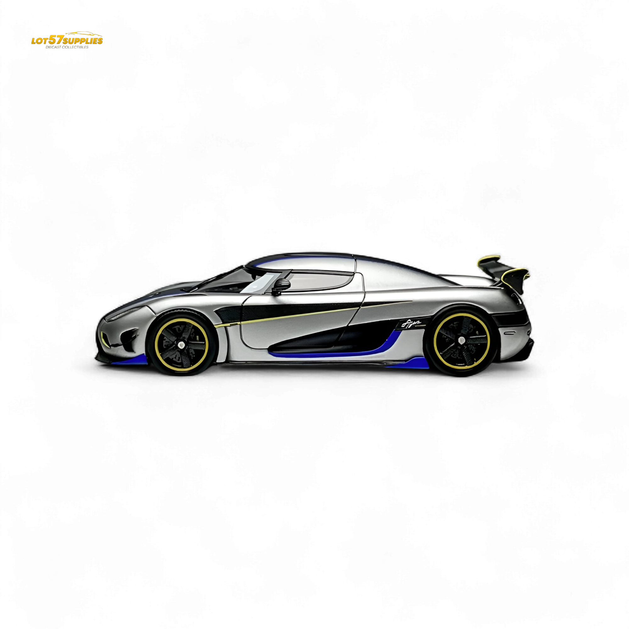 Guo Ji Agera RS - Matte Silver Gray 1:64