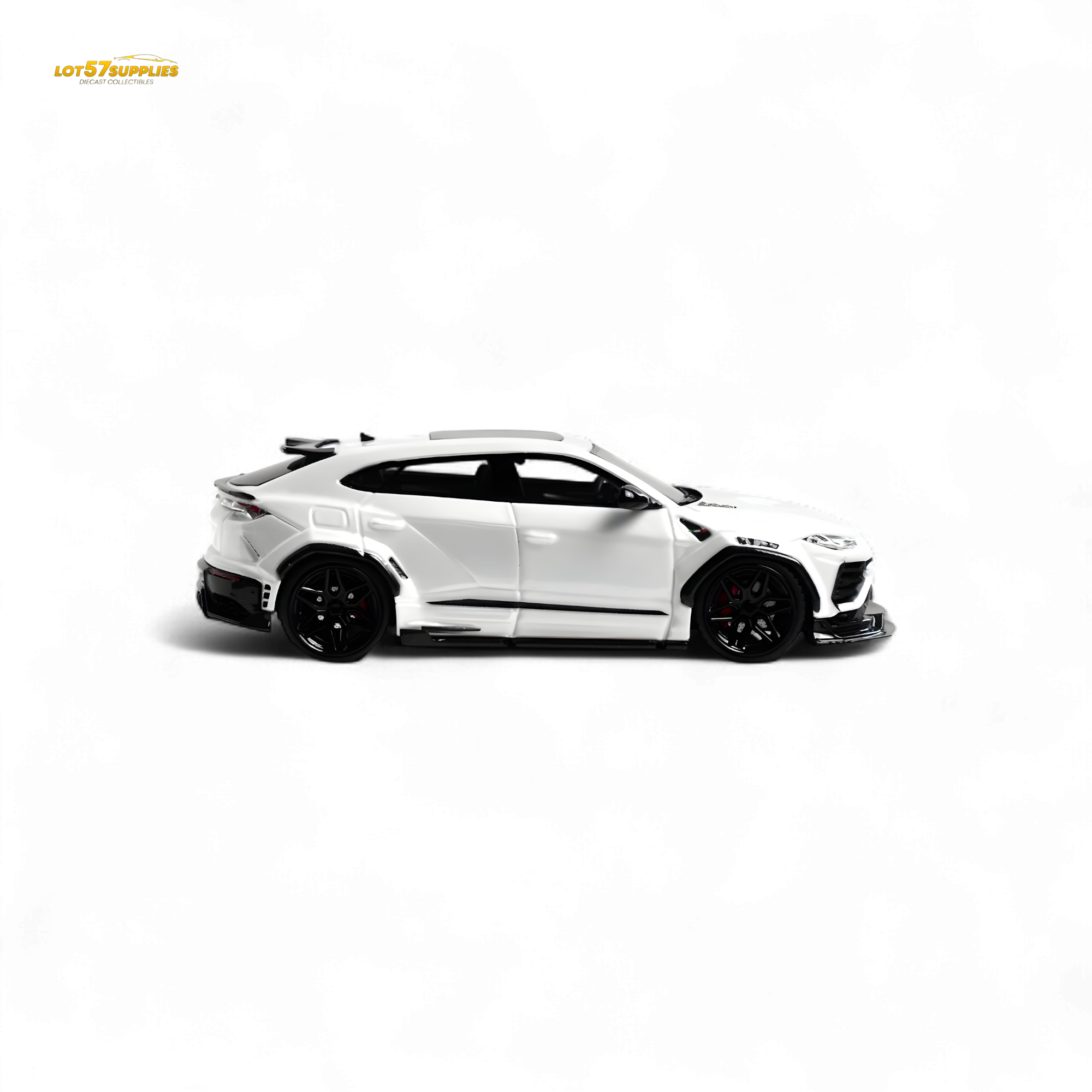 Flame Lamborghini Urus LBWK Bianco Icarus White Resin 1:64
