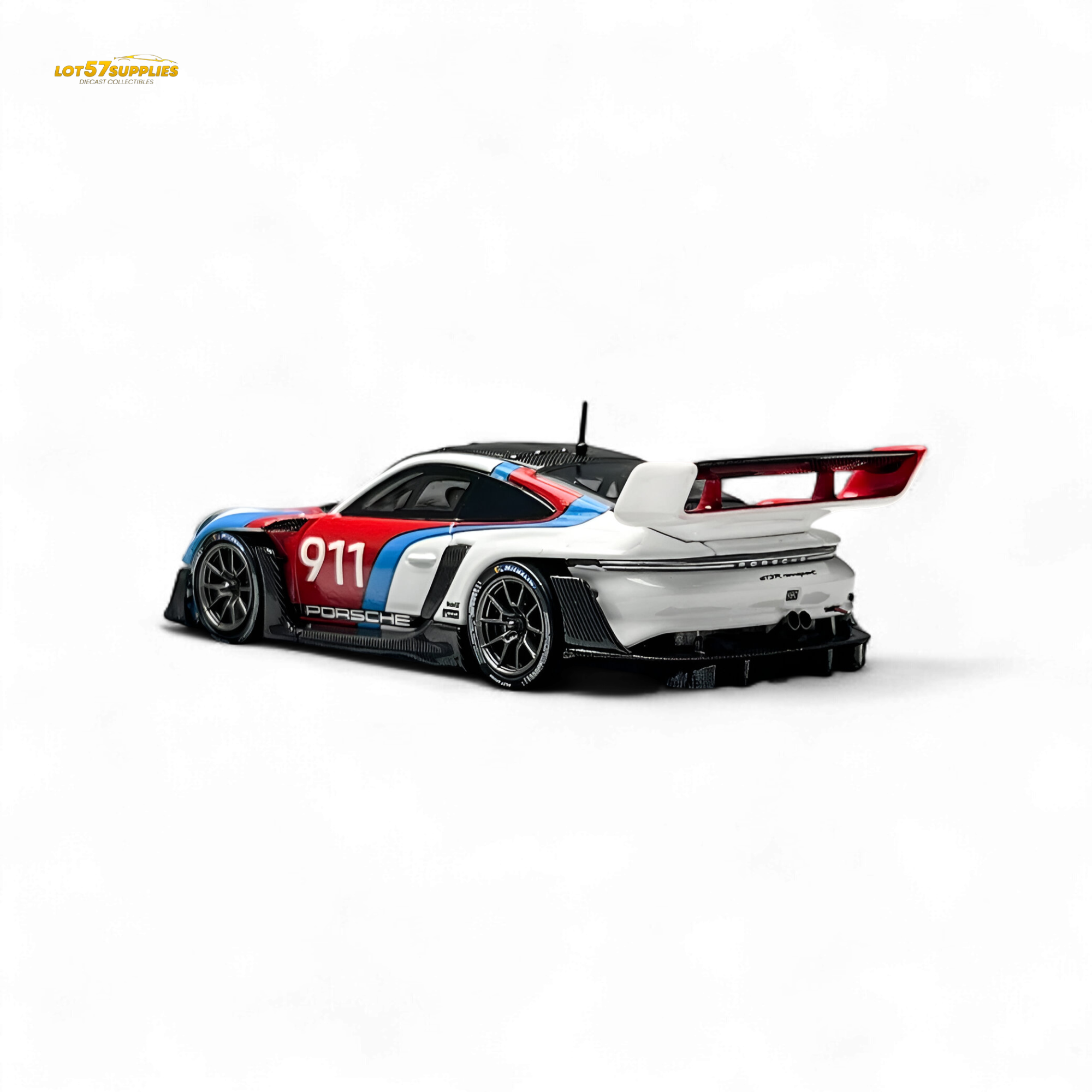 HKM Model Porsche 911 (992) GT3 R Rennsport White #911 1:64