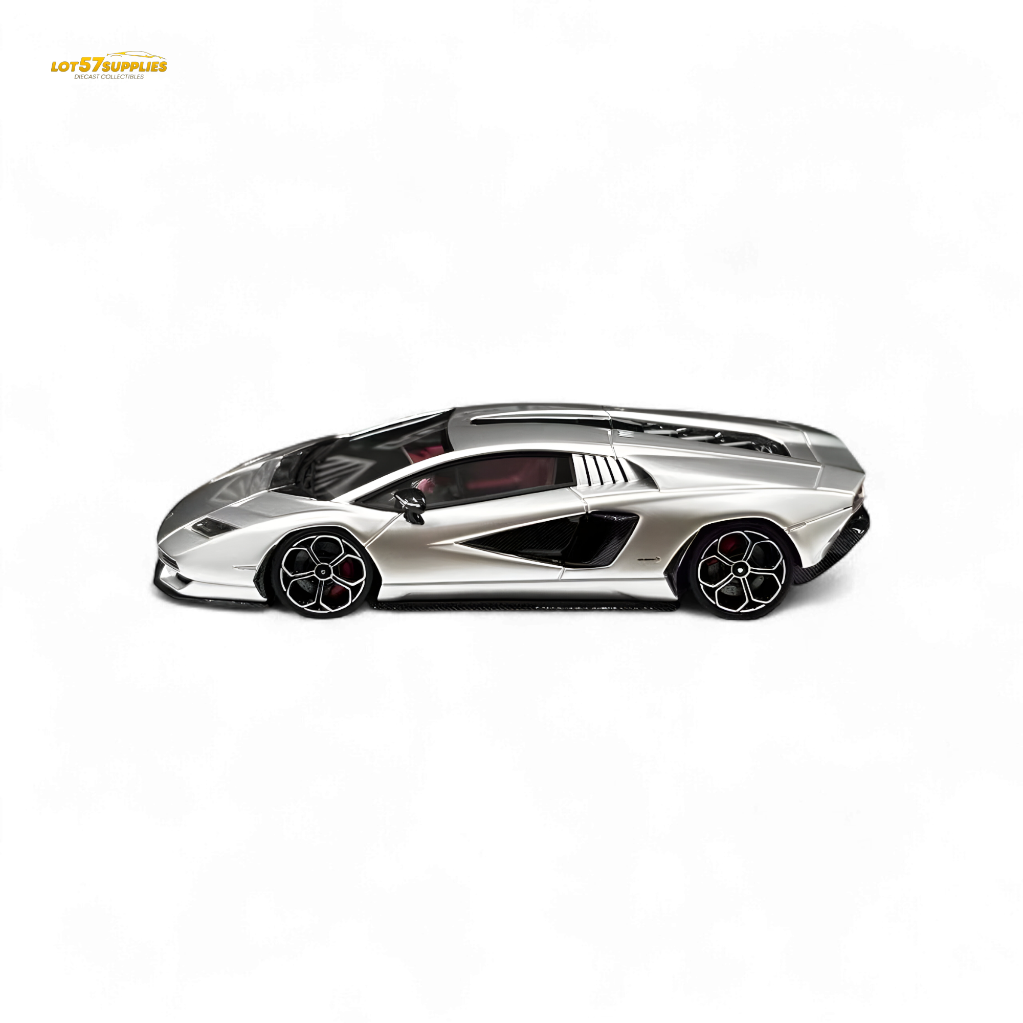Fuelme Model NEO COUNTACH LPI 800-4 ARGENTO LUNA 1:64 Resin