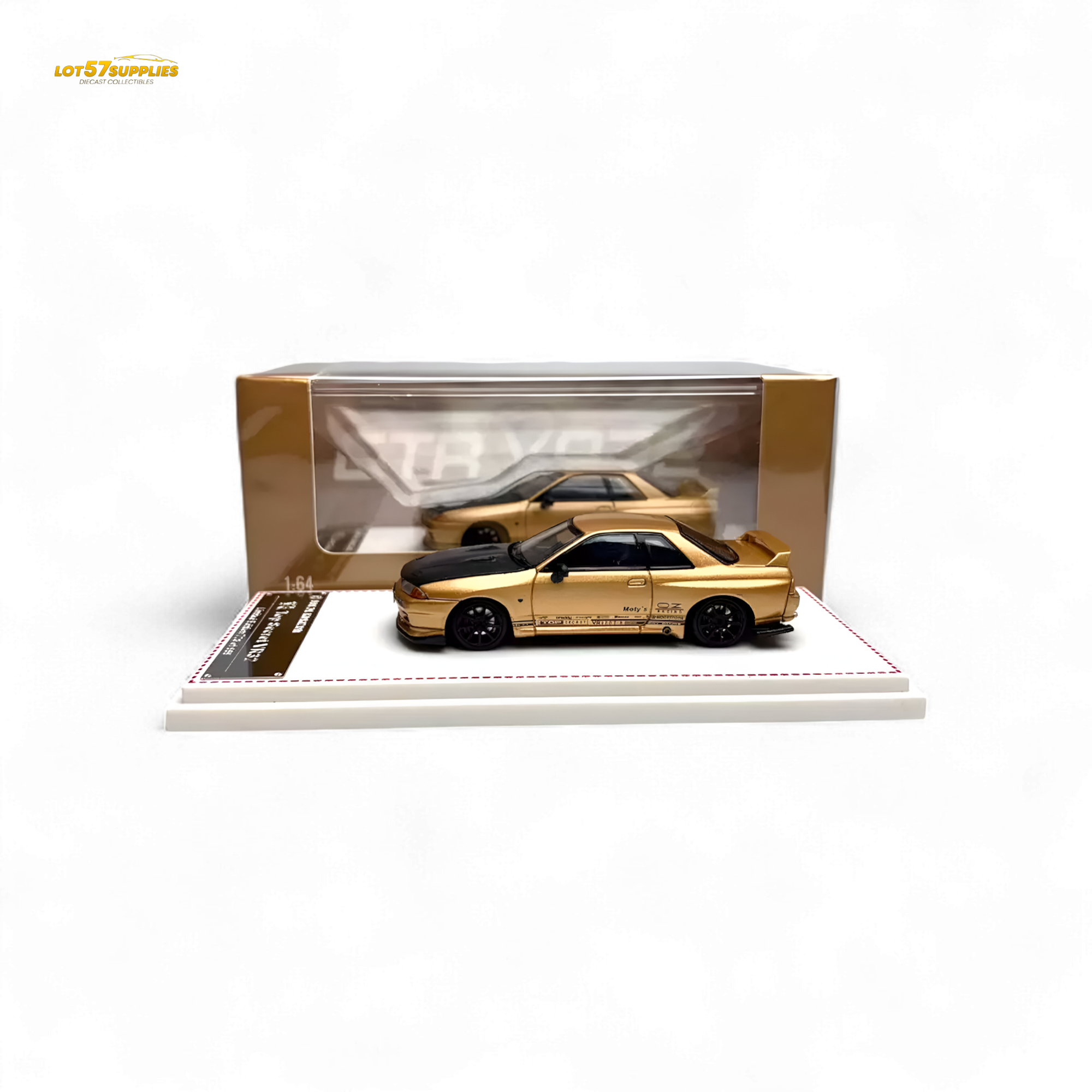 Focal Horizon Skyline GT-R R32 Top Secret Gold 1:64