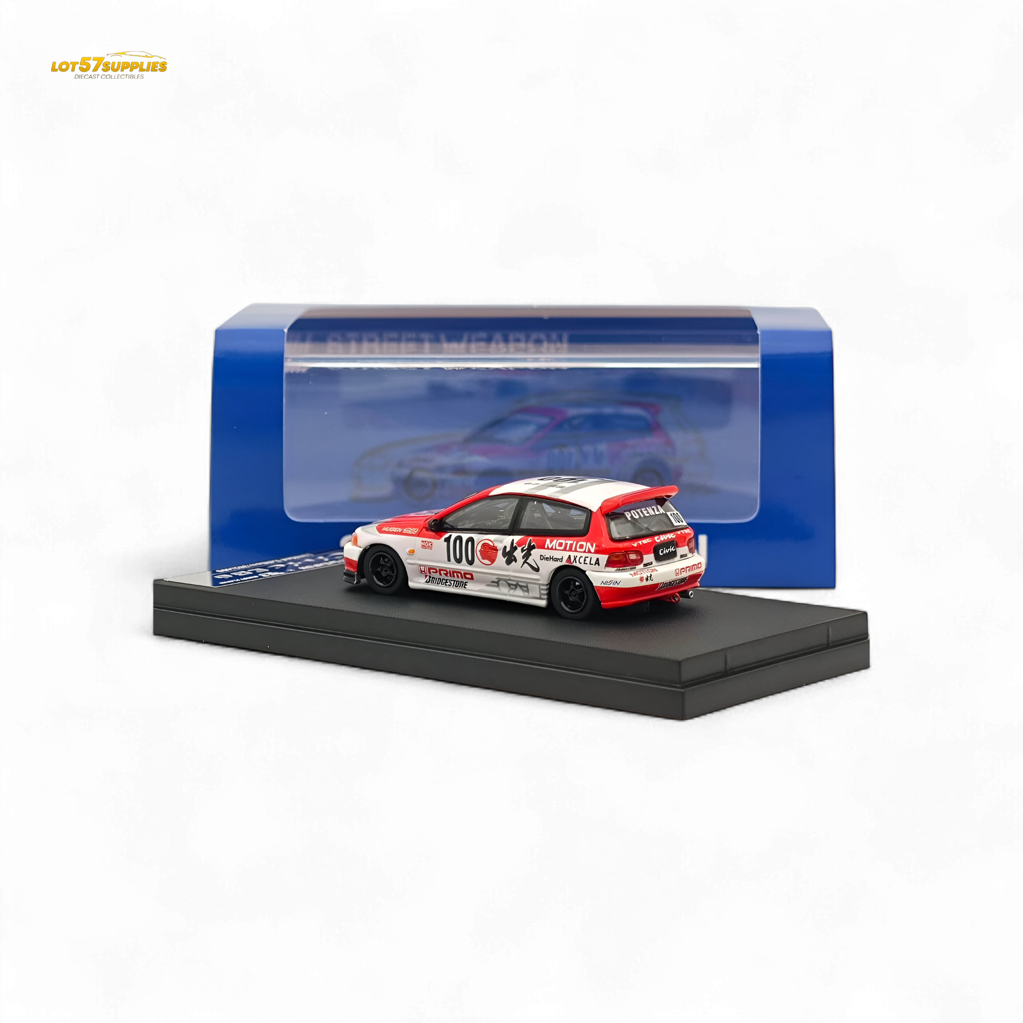 Street Weapon Honda Civic EG6 Idemitsu Street Edition 1:64