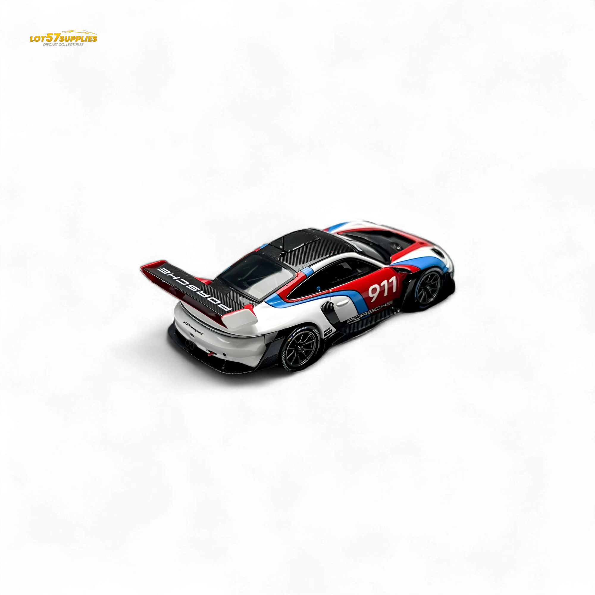 HKM Model Porsche 911 (992) GT3 R Rennsport White #911 1:64