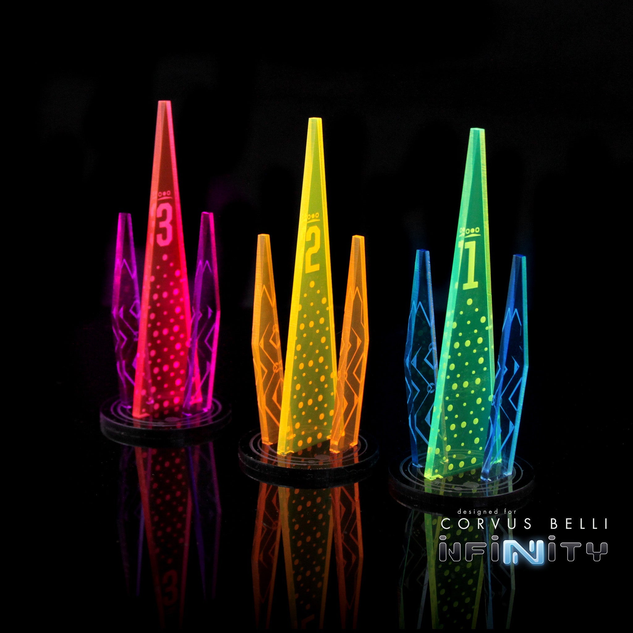 Acrylic Sci Fi Objectives 6 Pack