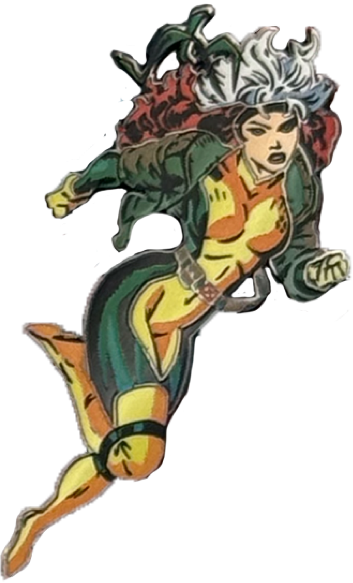 Rogue standard enamel pin — Jim Lee X-Men #1 SDCC 2025, box 2 of 4