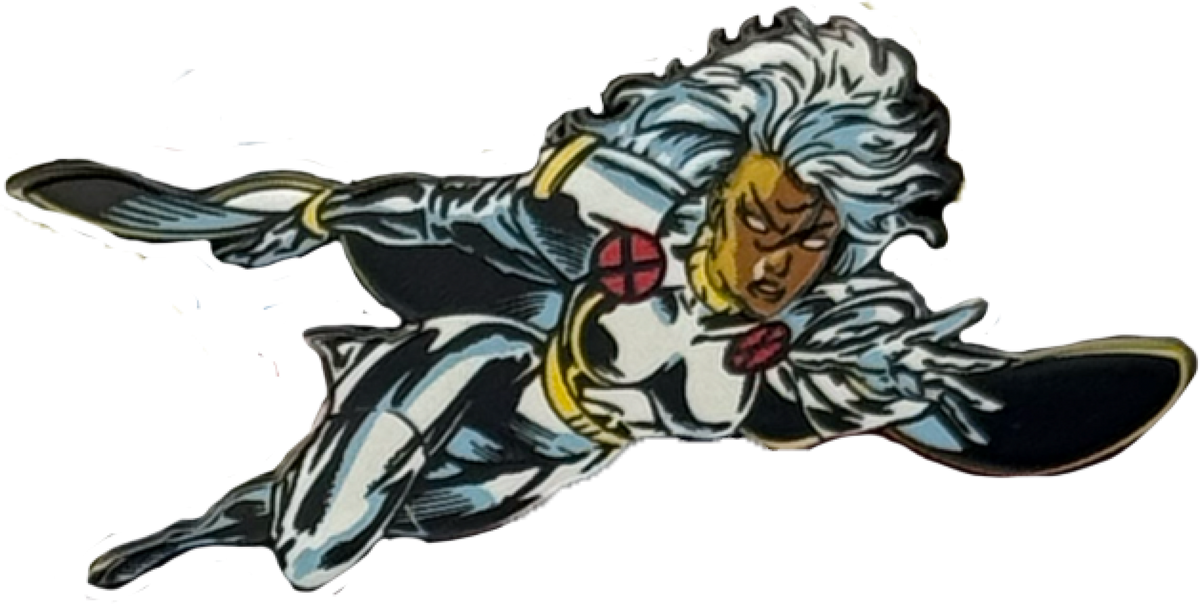 Storm standard enamel pin — Jim Lee X-Men #1 SDCC 2025, box 1 of 4
