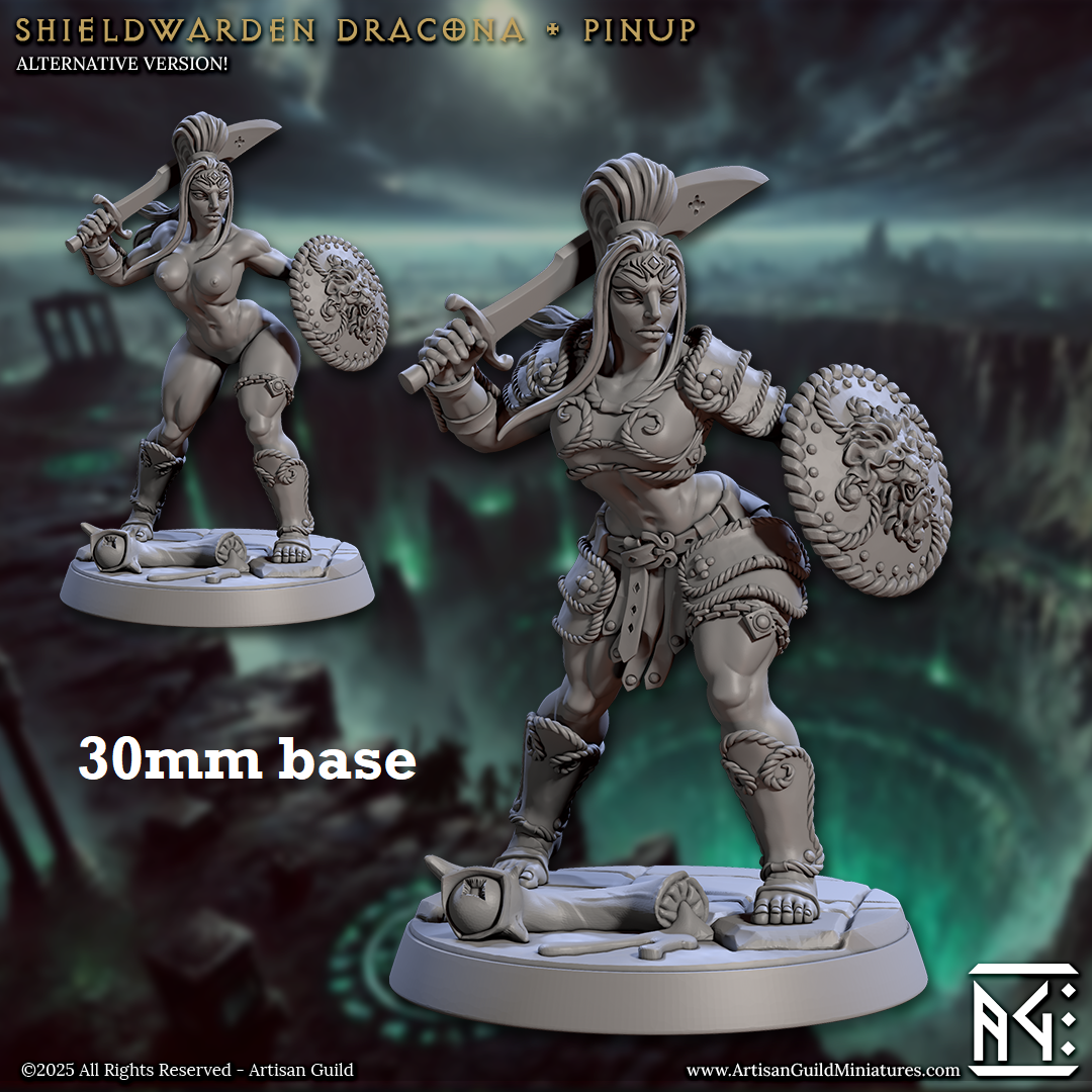 Shieldwarden Dracona (Female Human Fighter)