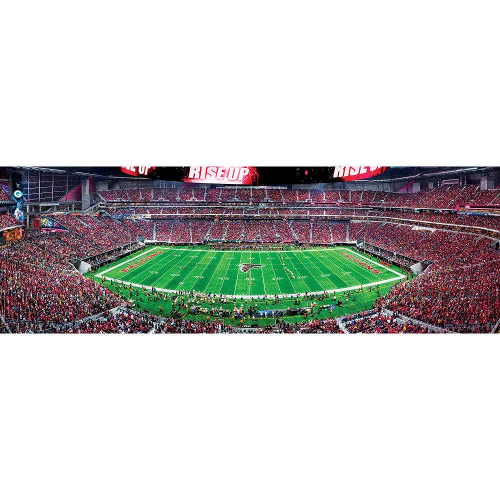 Atlanta Falcons - 1000 Piece Panoramic Jigsaw Puzzle - Center View