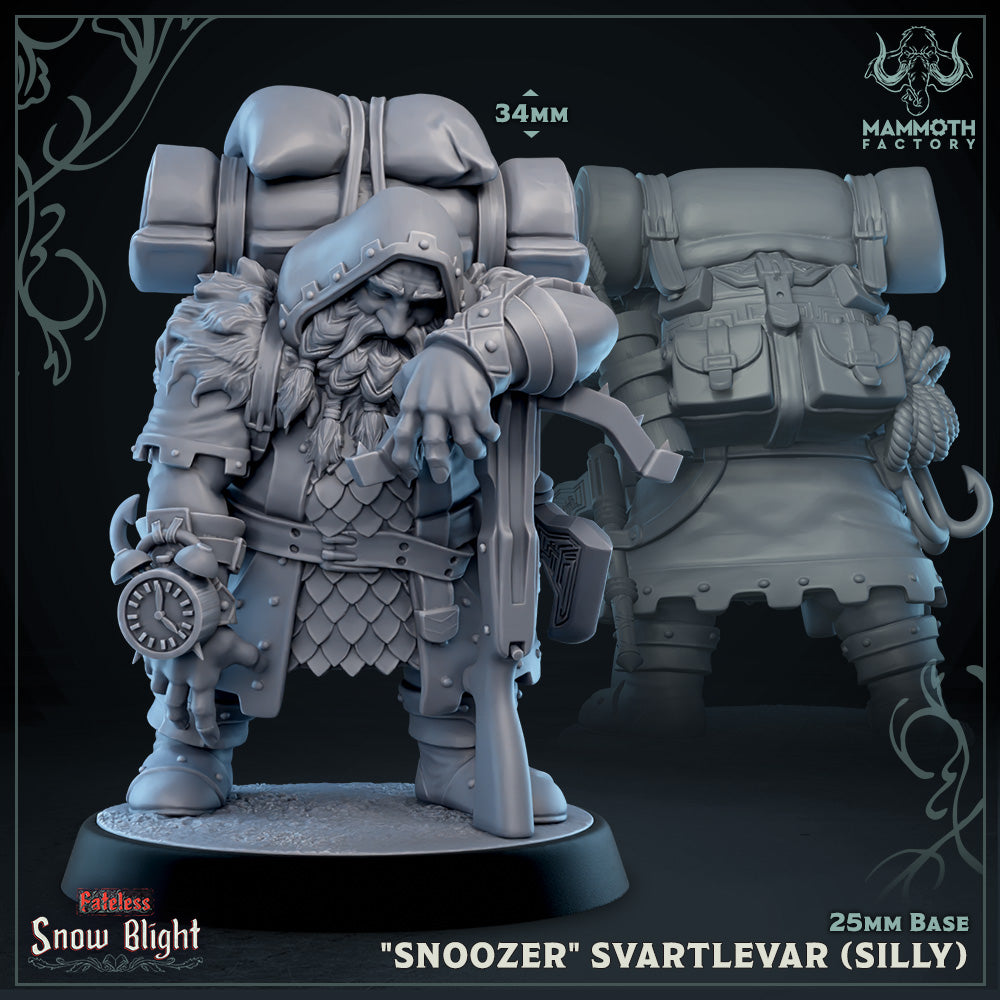 "Snoozer" Svartlevari, Stoutmaster (Male Dwarf Fighter)
