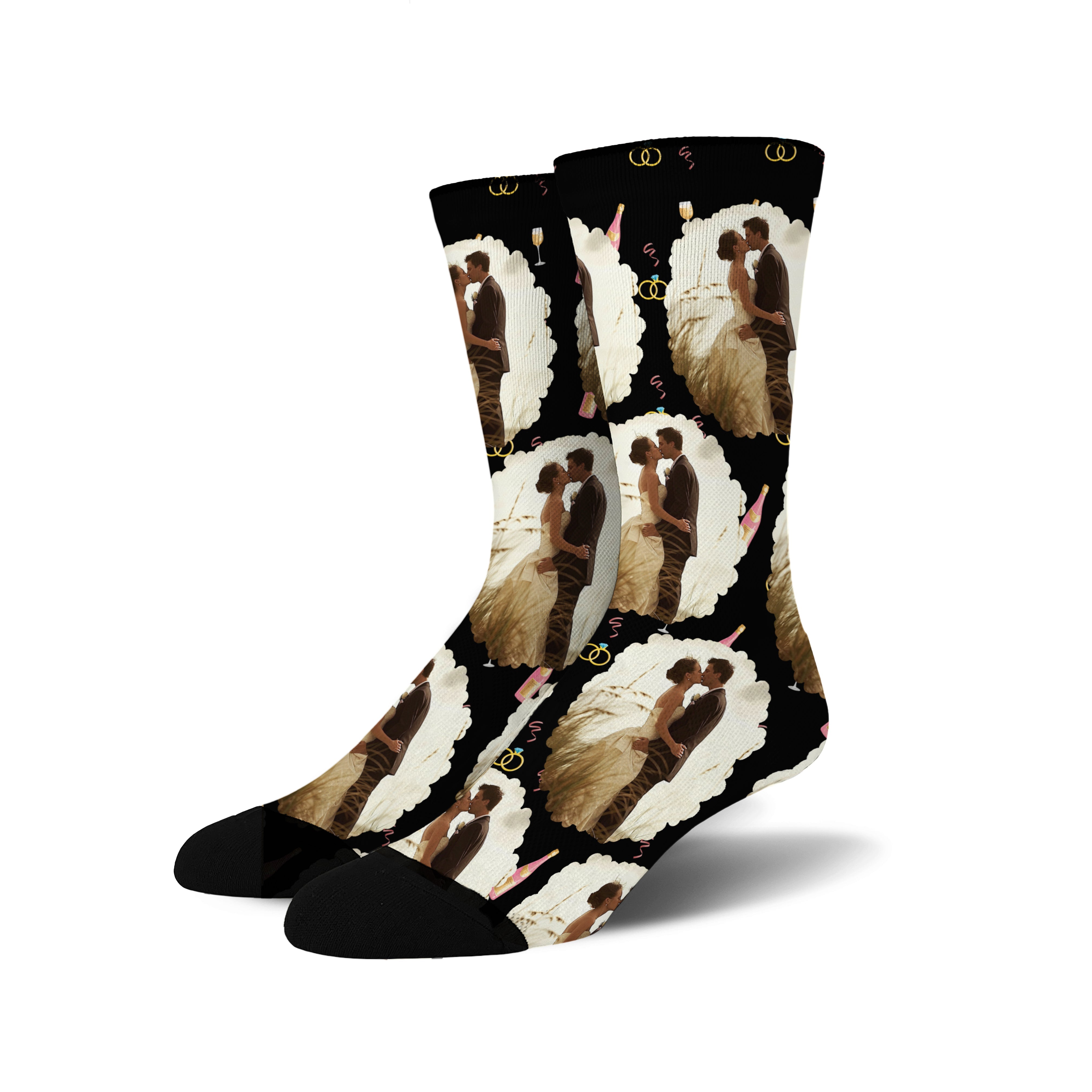 Custom Wedding Socks