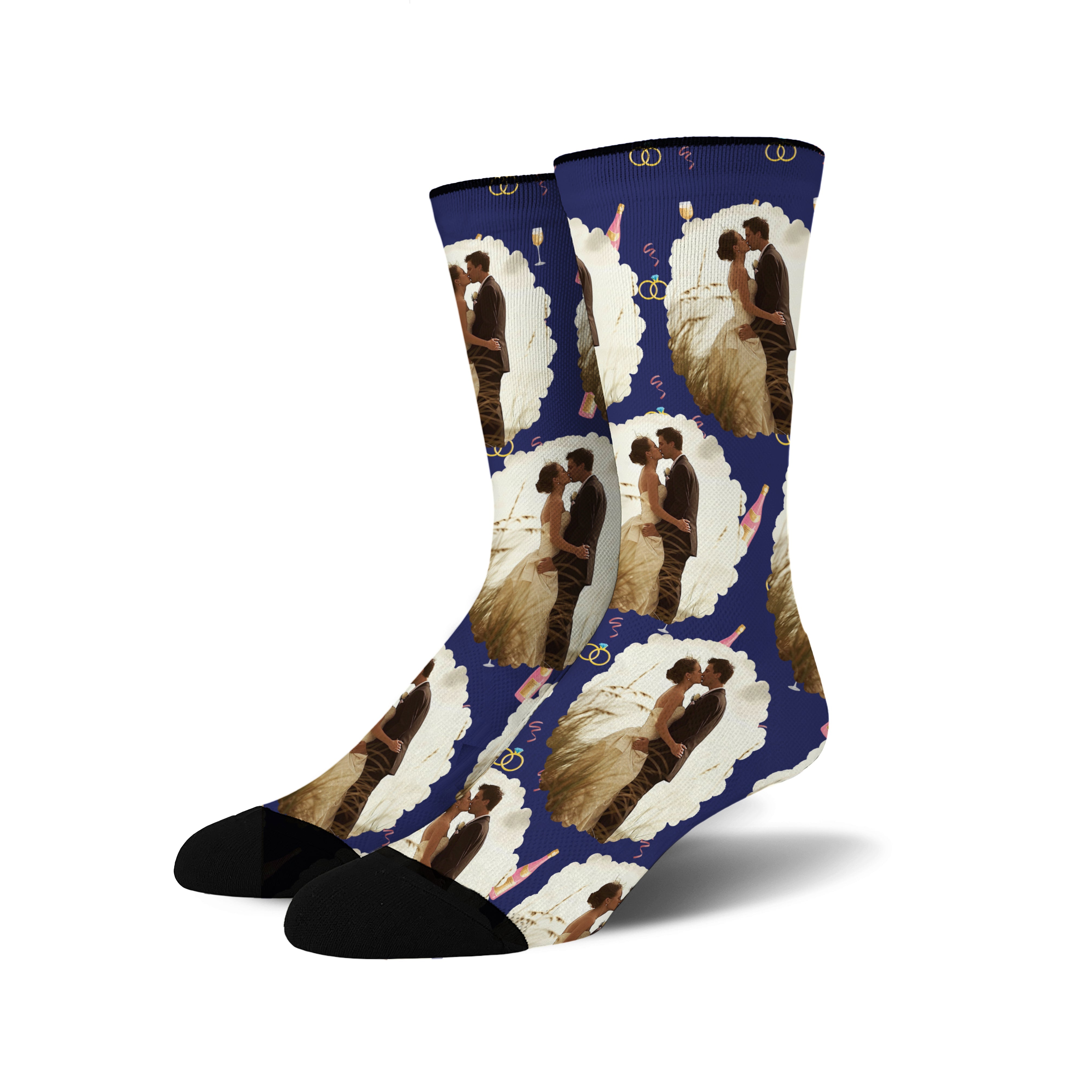 Custom Wedding Socks