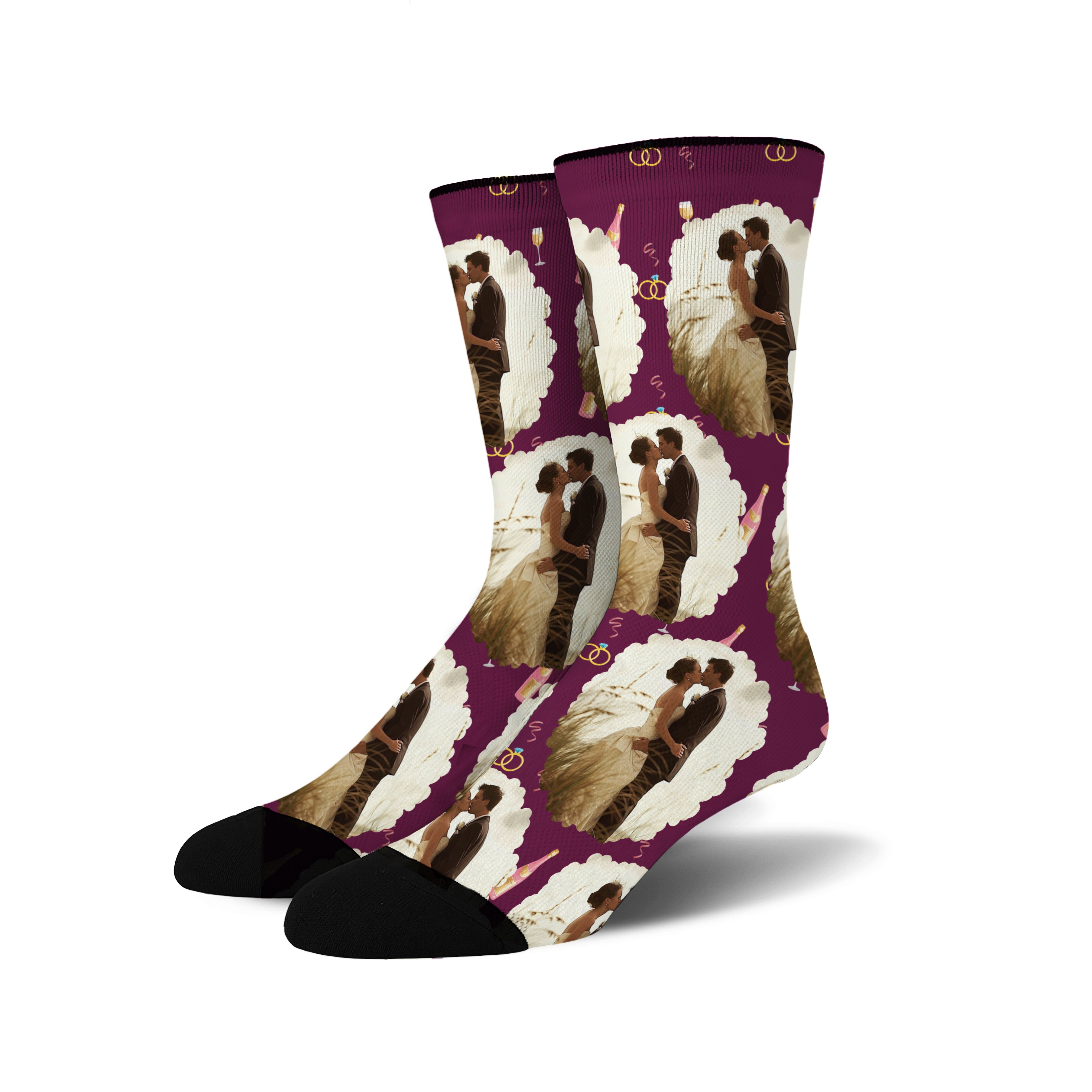 Custom Wedding Socks