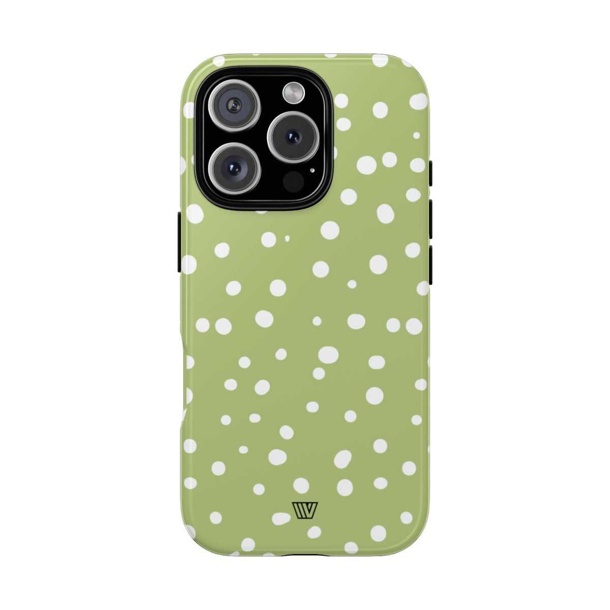PALE OLIVE DOTS | Tough Phone Case