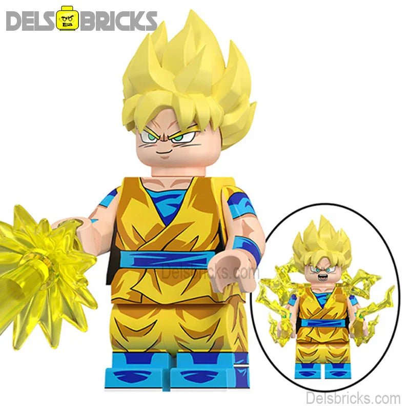 Son Goku Dragon Ball Z Super Lego Minifigures Best Custom Anime Toys G-12
