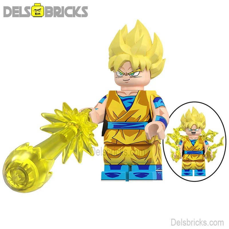 Son Goku Dragon Ball Z Super Lego Minifigures Best Custom Anime Toys G-12