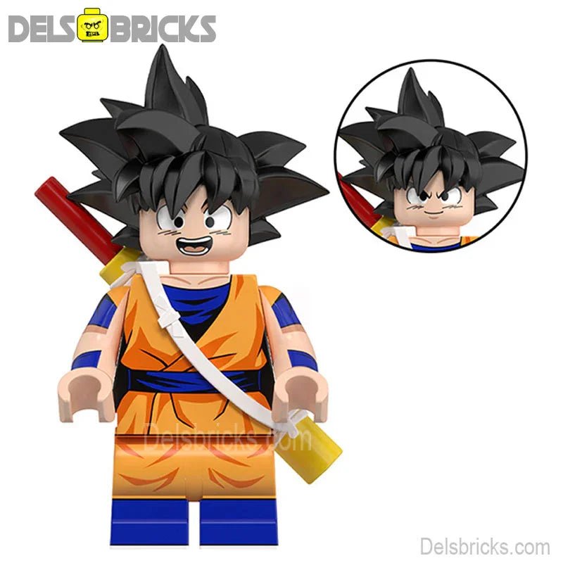Son Goku Dragon Ball Z Super Lego Minifigures Best Custom Anime Toys G-11