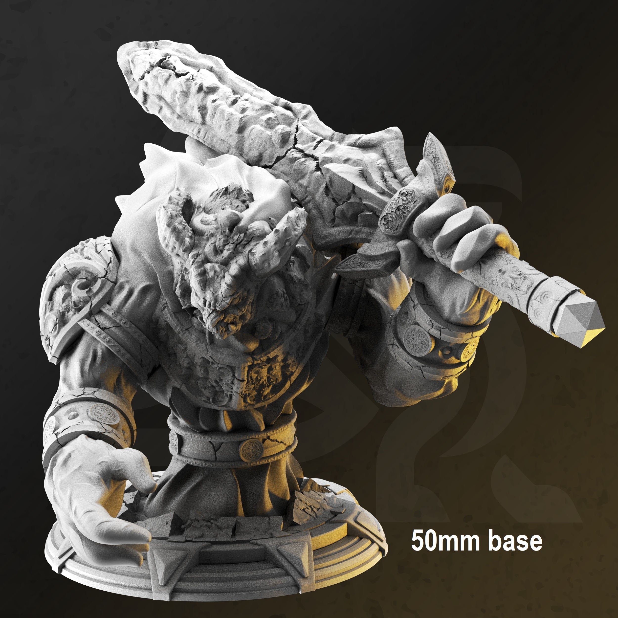 Sorngaar, the Cindering (Elemental Rock Guardian)