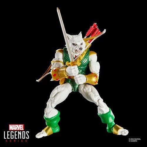 Spider-Man Marvel Legends Magic: The Gathering Man-Wolf 6-Inch Action Figure and Card