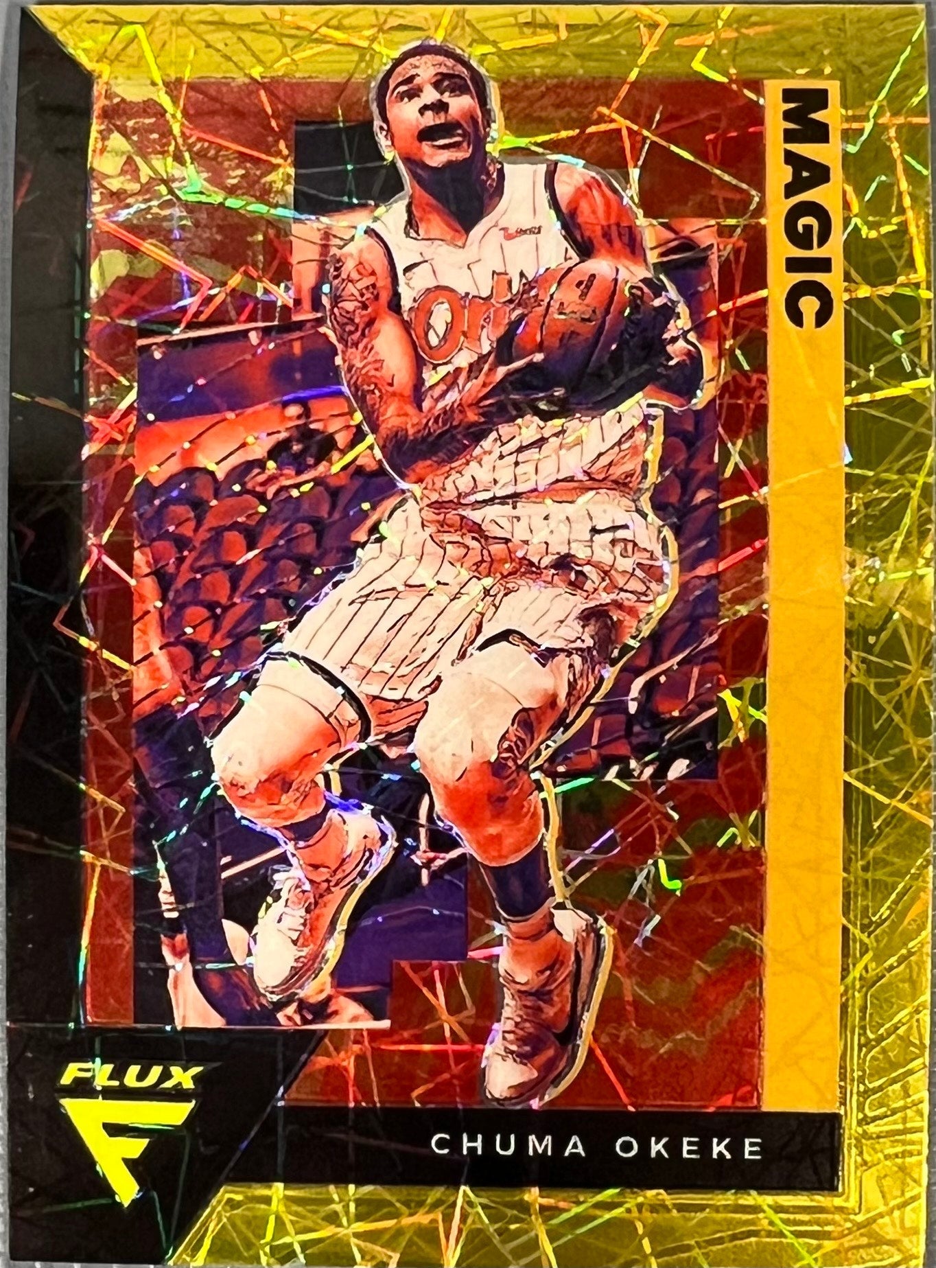 Chuma Okeke - 2020 Panini Flux Yellow Laser - #128