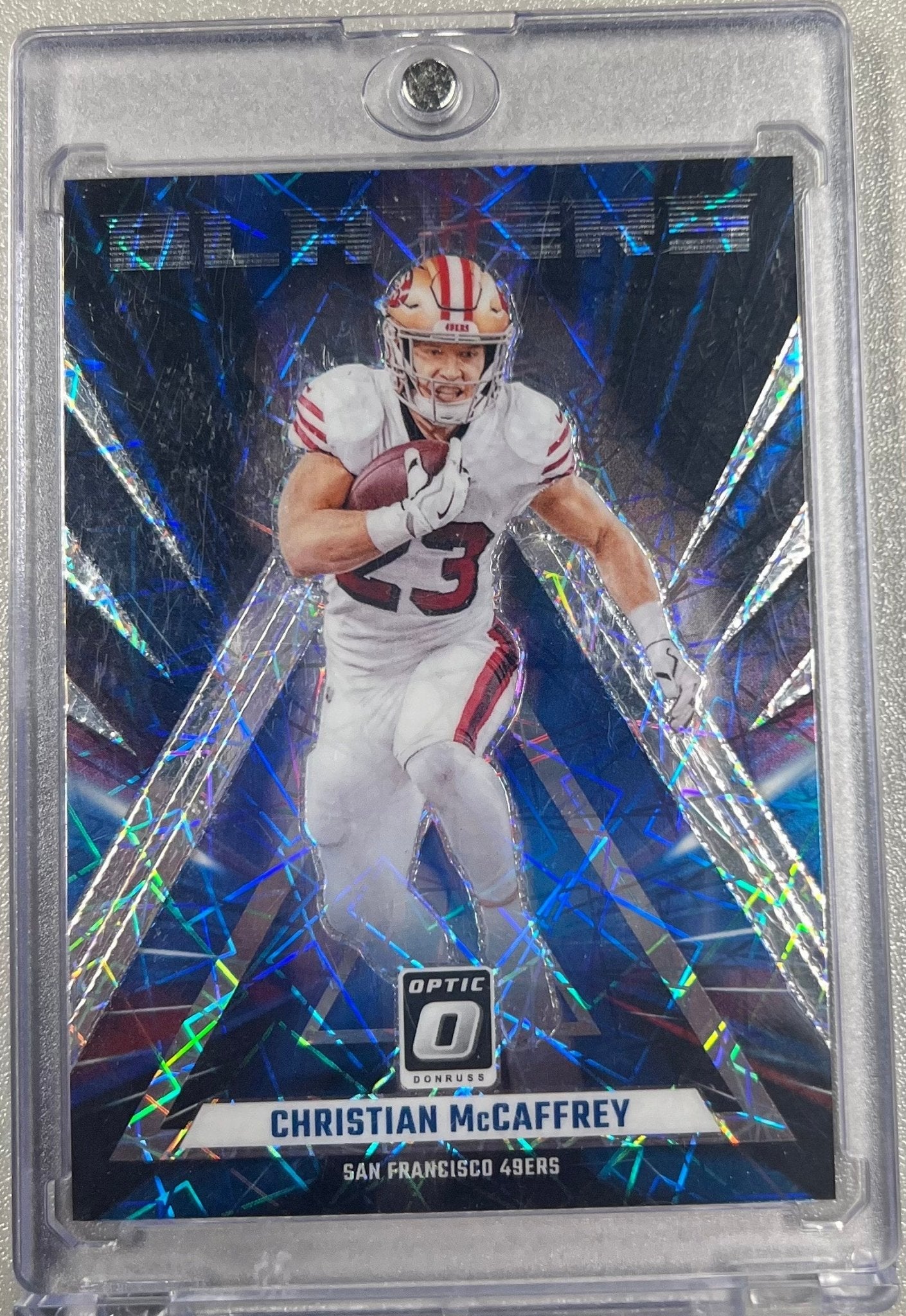 Christian McCaffrey - 2023 Panini Donruss Optic Blazers - #8