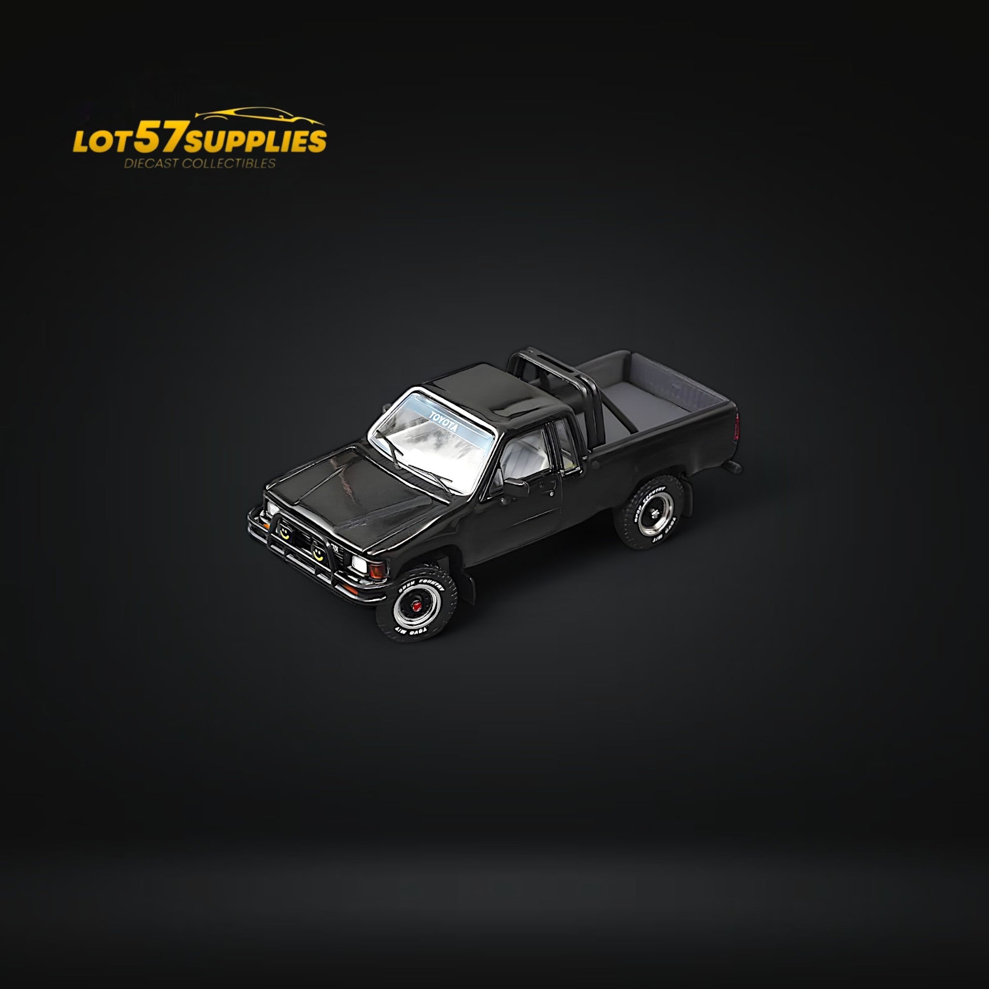 (Pre-Order) GCD Toyota Hilux SR5 in Black 1:64 KS-062-514