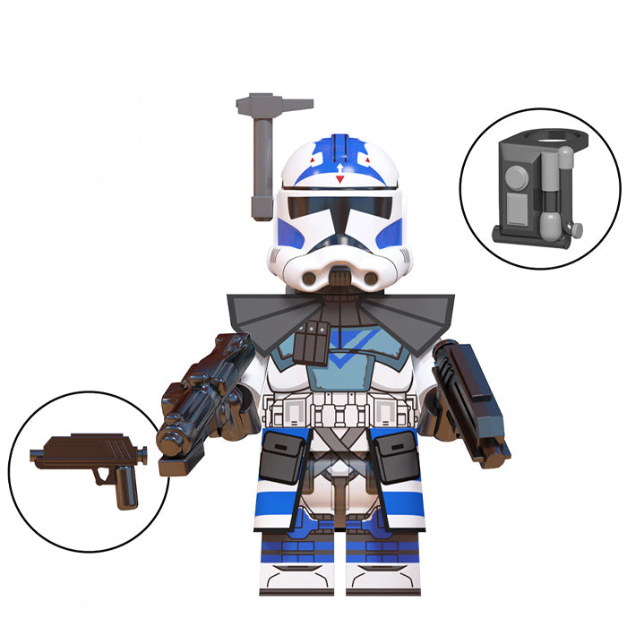 Fives 501st Legion Clone trooper Star Wars Lego Minifigures Custom Toys
