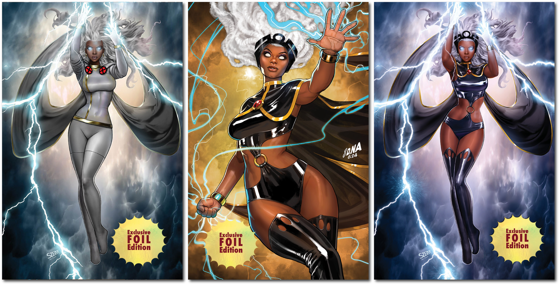 [3 PACK] [Foil] Storm #1 DNA Storm #1 Szerdy | Storm #2 Szerdy Unknown Comics Exclusive Virgin Var [IN STOCK]