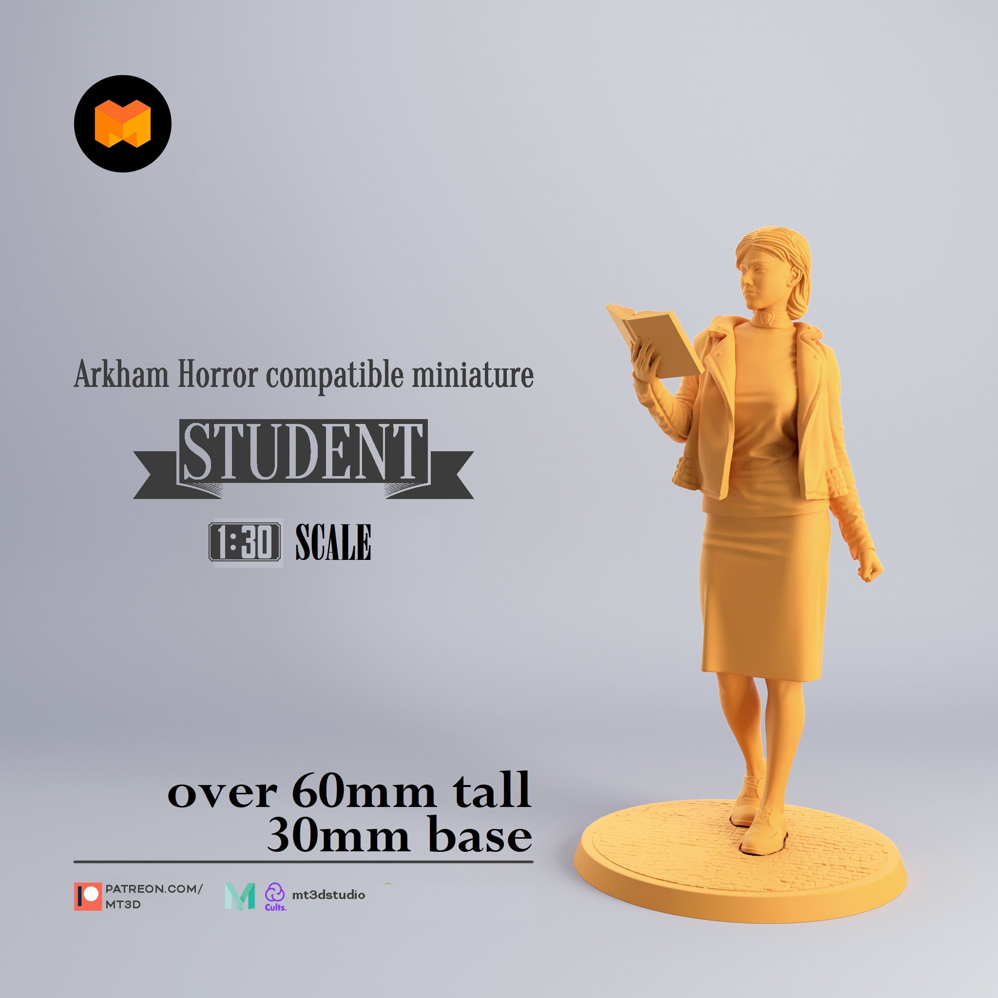 Arkham Compatible Investigator: The Student (Amanda Sharpe)
