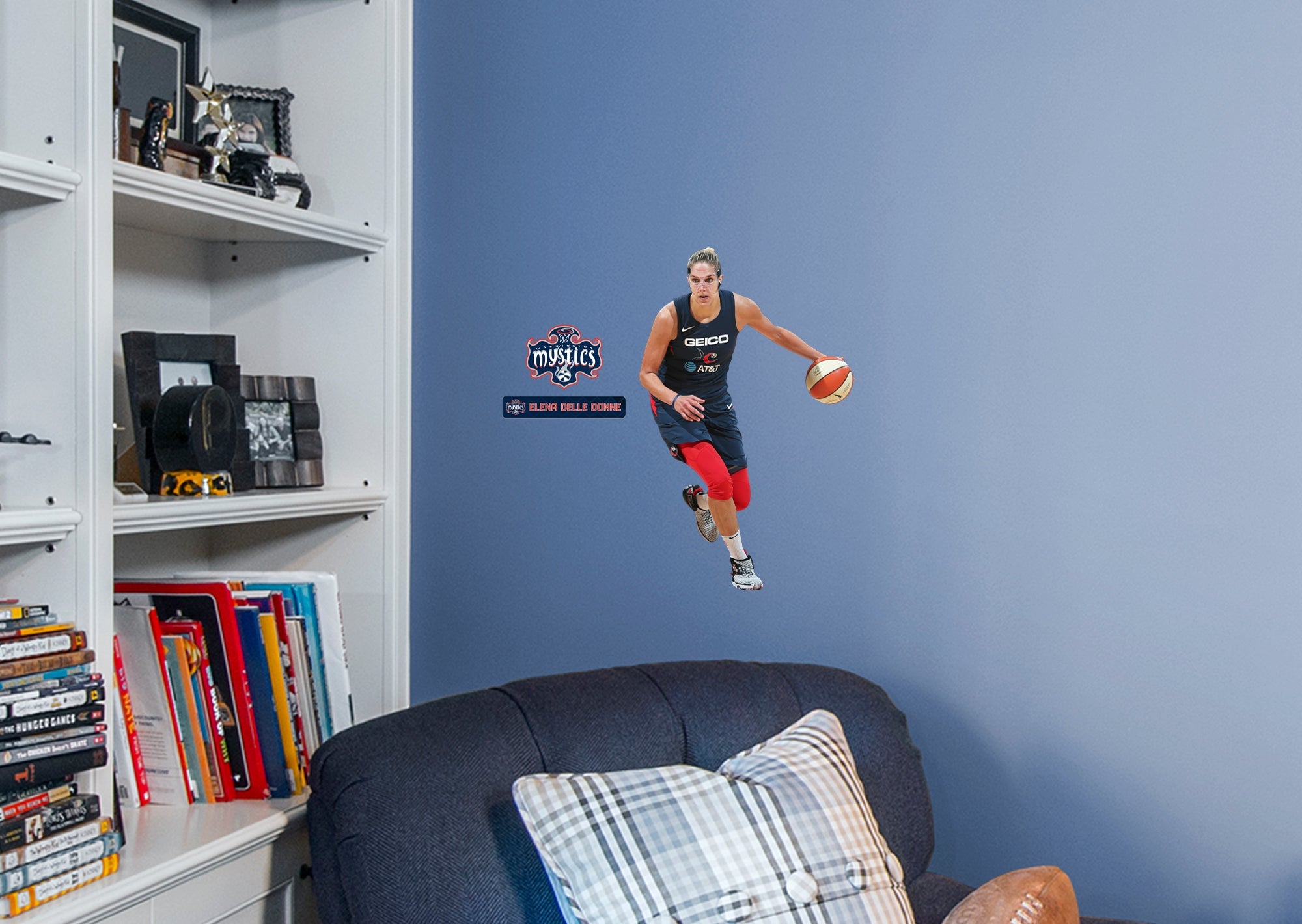 Elena Delle Donne - RealBig Collection - Official WNBA - Washington Mystics - Reusable Vinyl Wall Decals