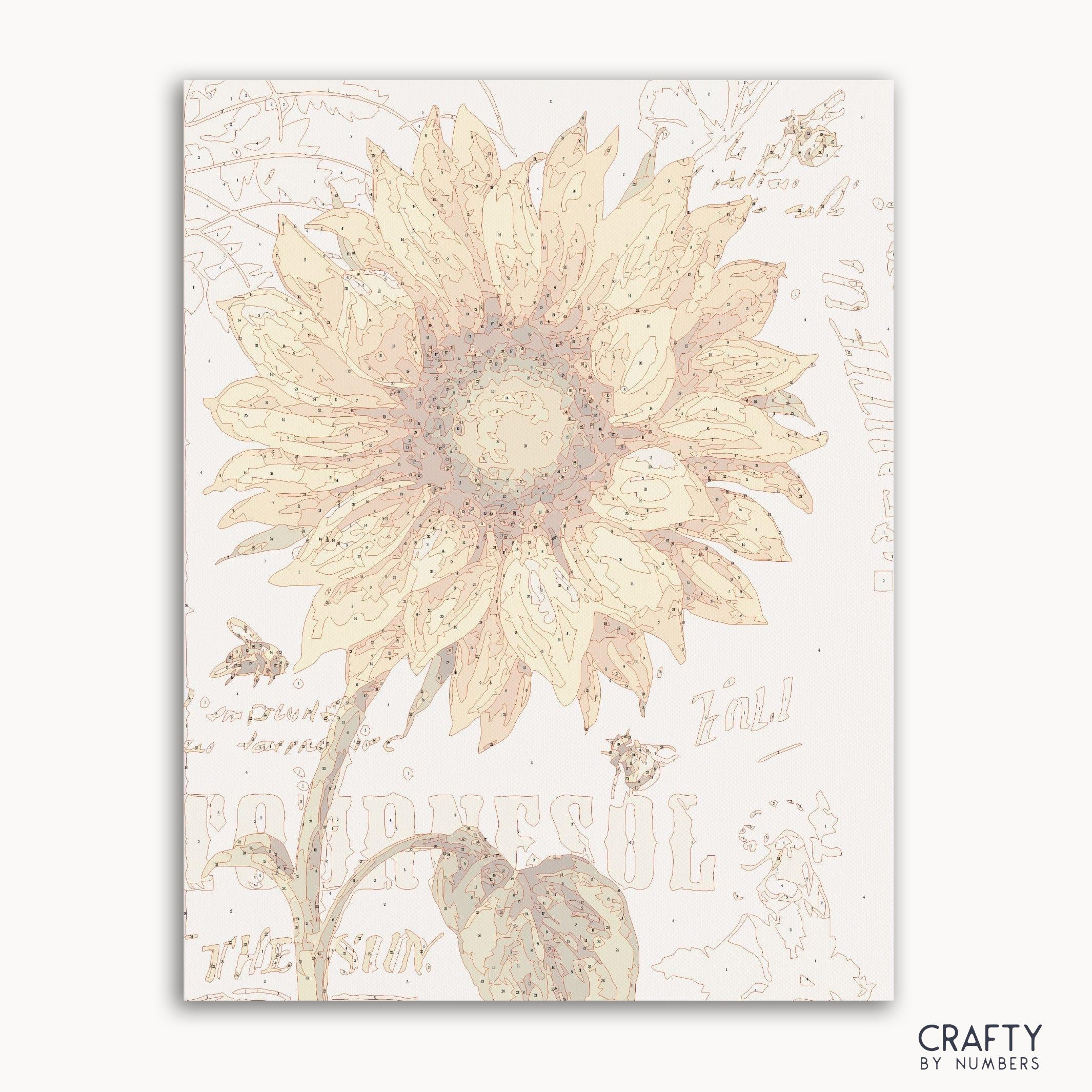 Sunflower & Honey Bee