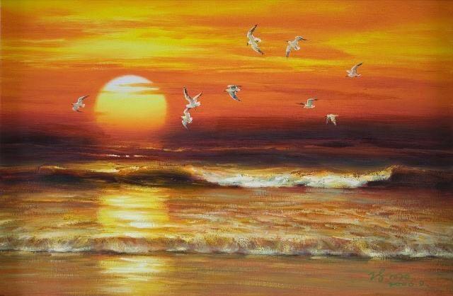 Sunset Waves