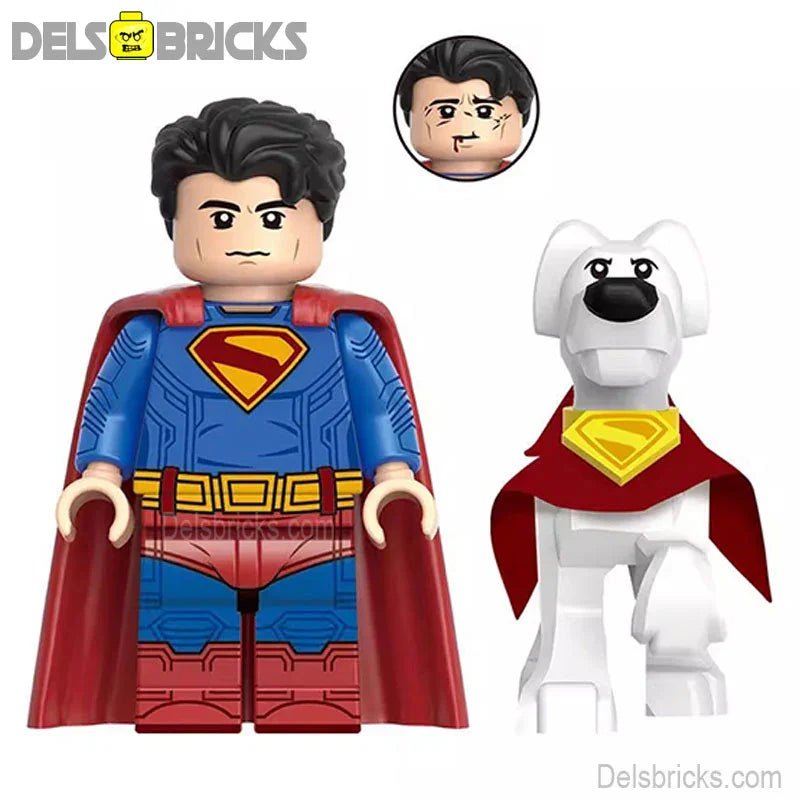 Superman & Krypto NEW Superman Movie 2025 Lego Minifigures Custom Toys