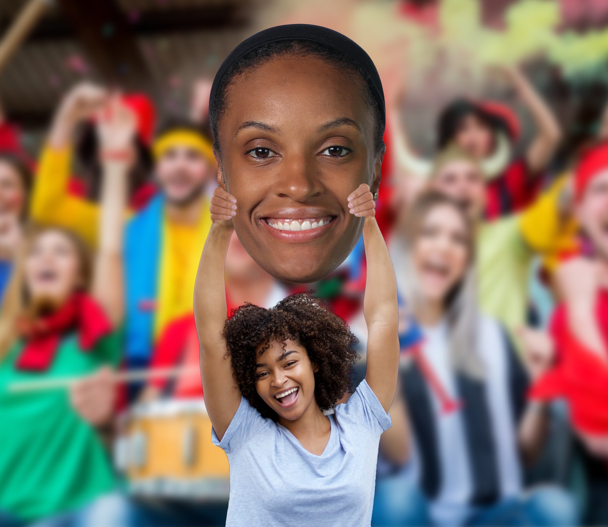 DeWanna Bonner - Big Head - Official WNBA - Indiana Fever - Foam Core Cutout