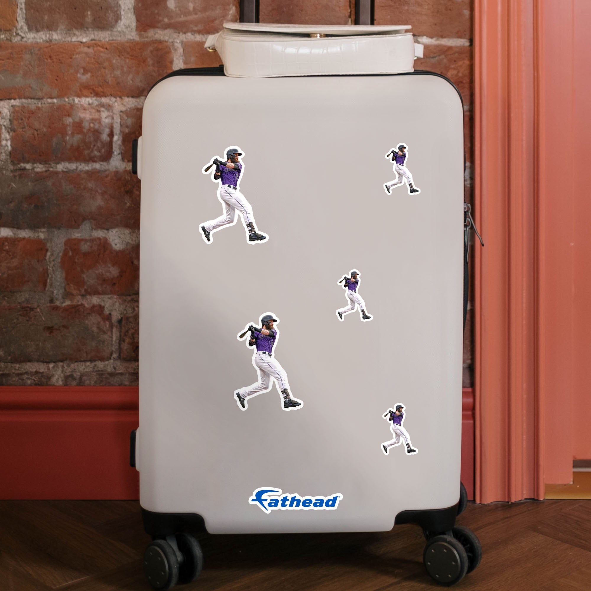 Charlie Blackmon - 5 Player Minis (Mixed Sizes) - Official MLB - Colorado Rockies - Reusable Vinyl Decals