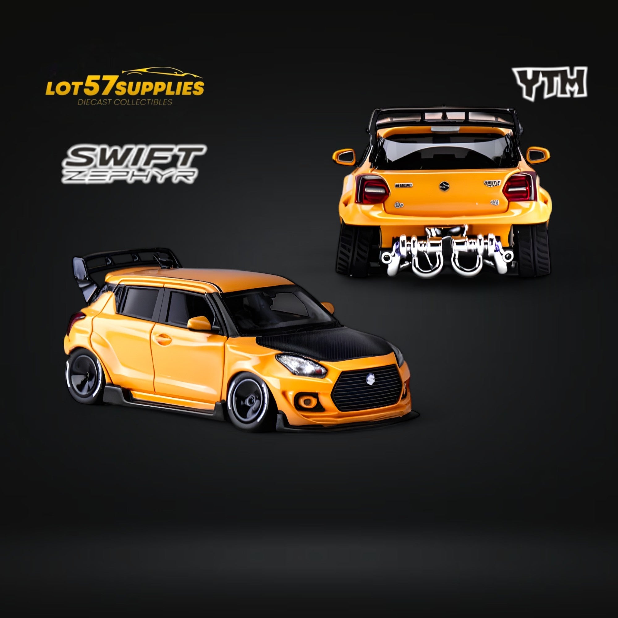 YTM Suzuki Swift 3rd Gen Zephyr Concept Orange 1:64
