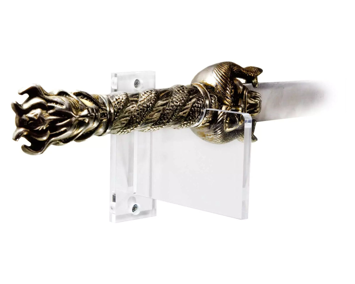 Clear Wall Mounts and Table Stands for Swords