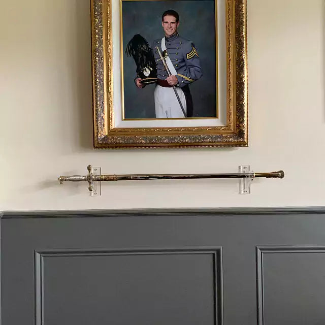 Clear Wall Mounts and Table Stands for Swords