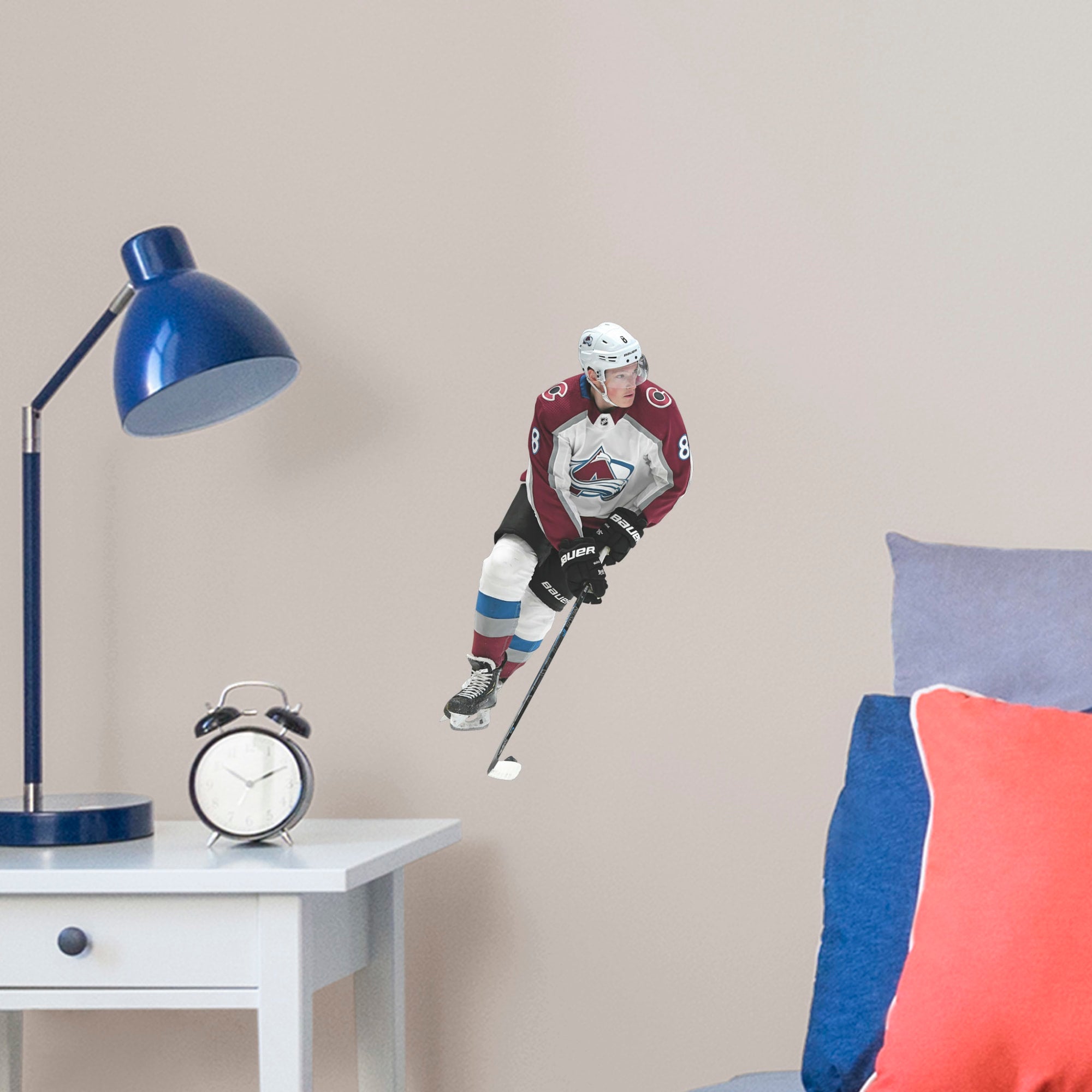 Cale Makar - RealBig Collection - Official NHL - Colorado Avalanche - Reusable Vinyl Wall Decals #1